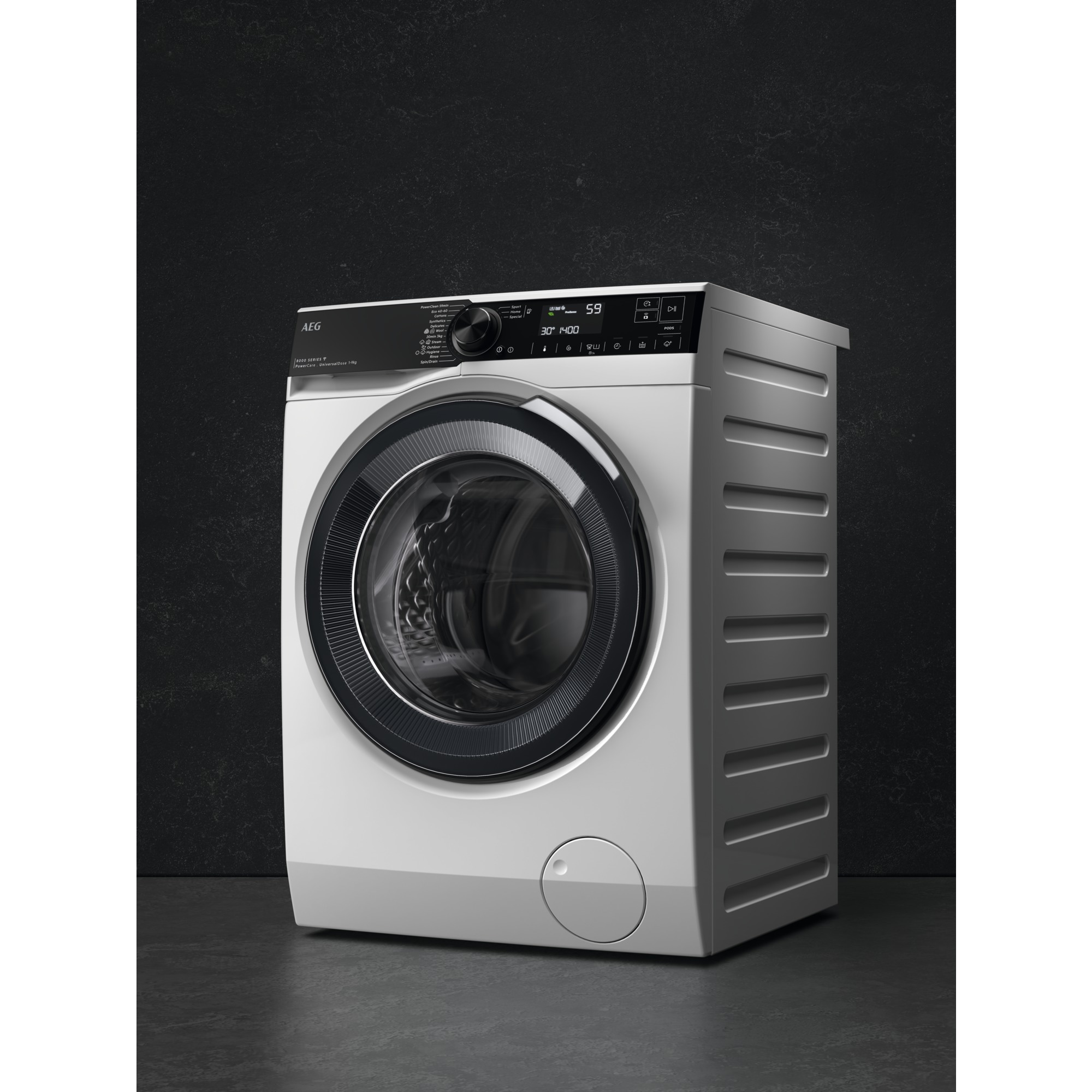 AEG Waschmaschine 8000 PowerCare® »LR8EW75400« 10 kg 1400 U/min PowerClean: Vollständige Fleckenentfernung in 59 Min-Programm bei 30°C