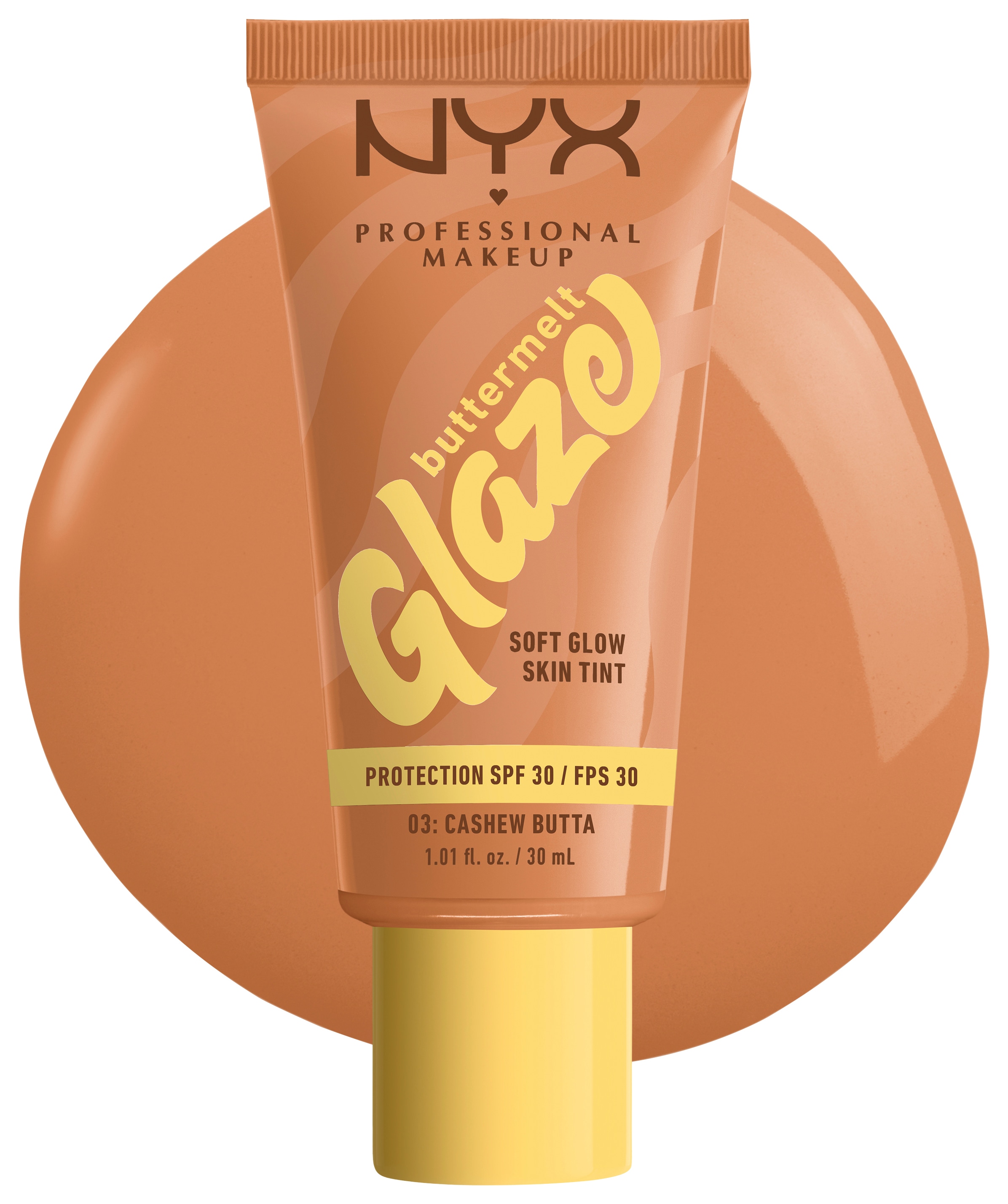NYX Foundation »NYX Professional Makeup Buttermelt Glaze Foundation LSF 30«