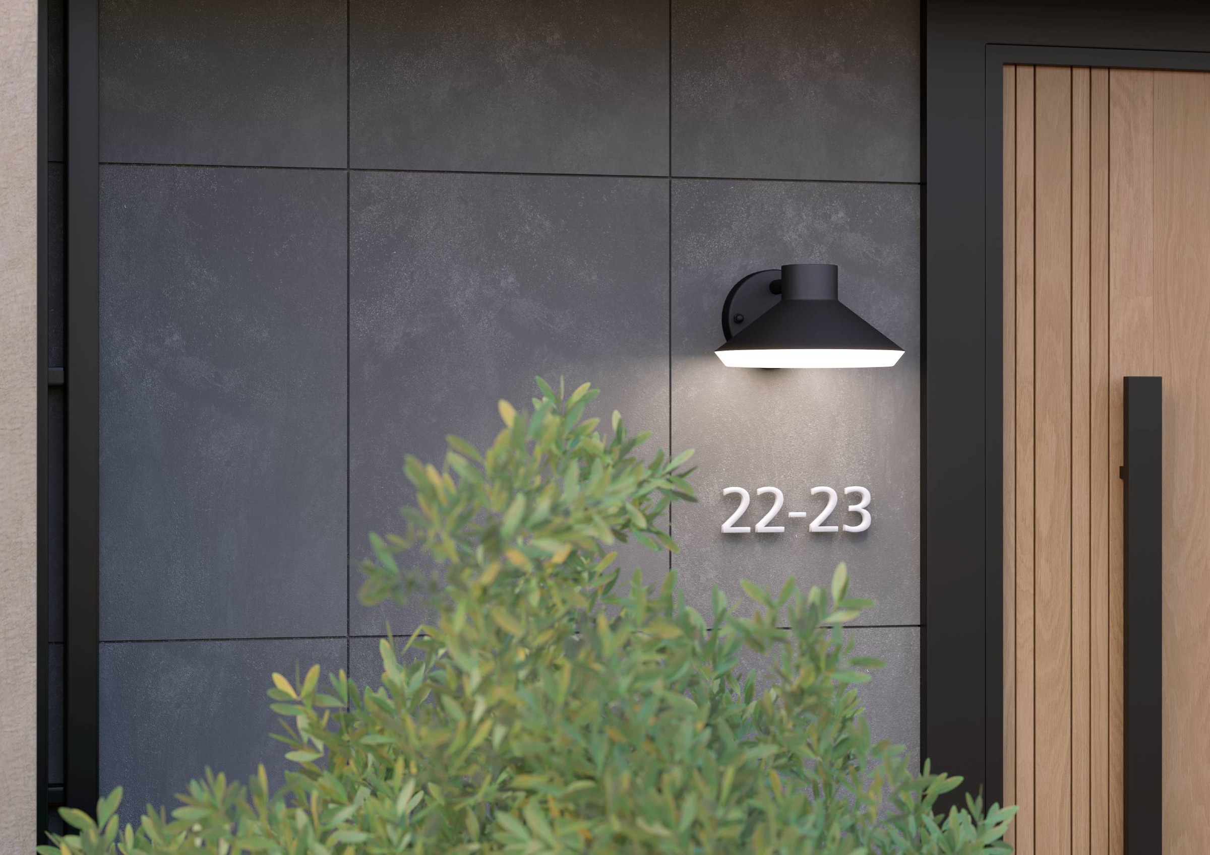 EGLO Wandleuchte »Ninnarella Wandlampe, Außenbeleuchtung, Metall und Kunststoff, IP44« GU10 1 Stk. Wand-/Deckenleuchte - L20,5 x H11 x AL24 cm - schwarz - 1X4,6W inkl.