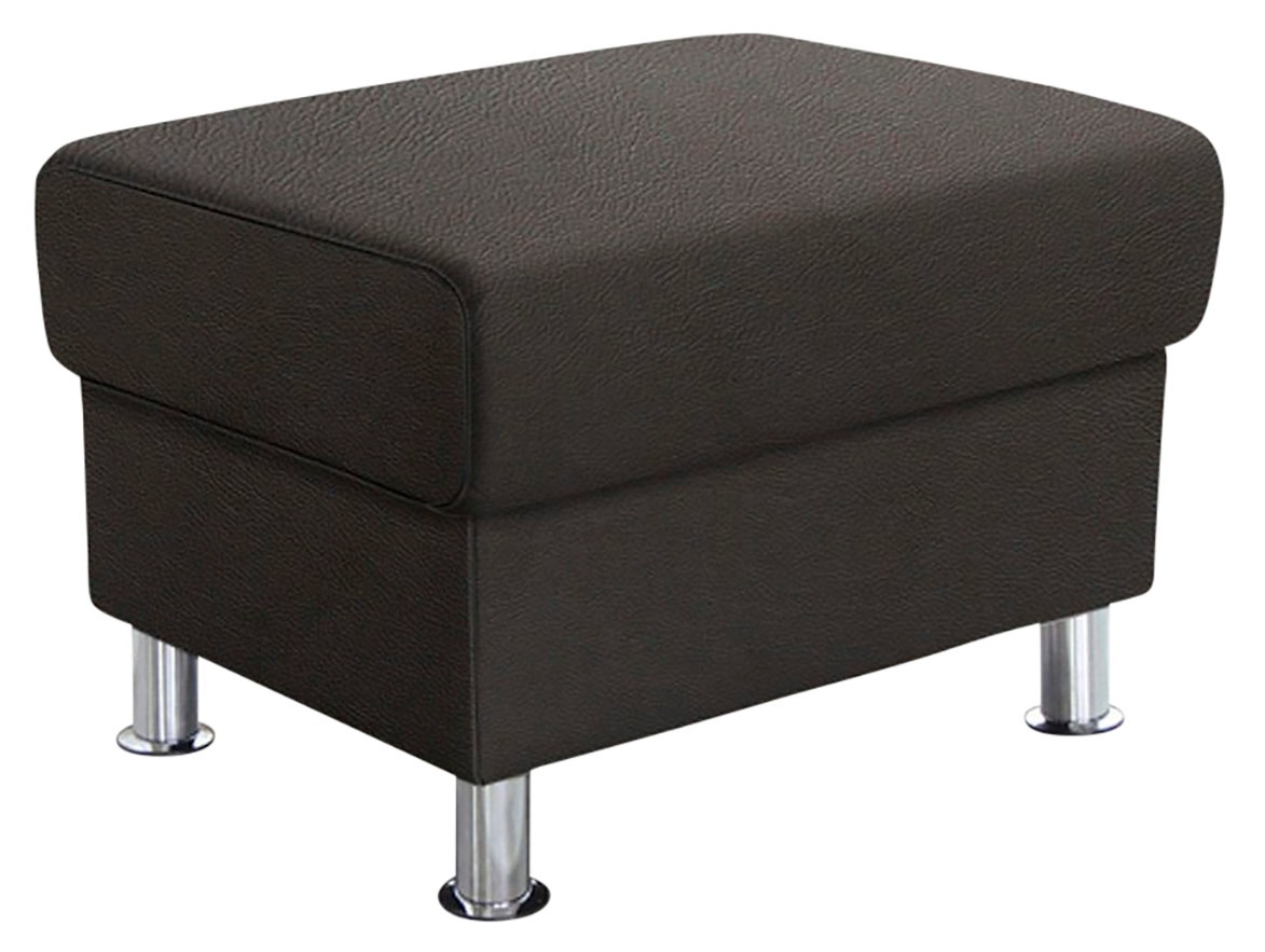 TRENDMANUFAKTUR Hocker »Rondo, Polsterhocker zur Serie, Breite 67 cm, Füße günstig online kaufen