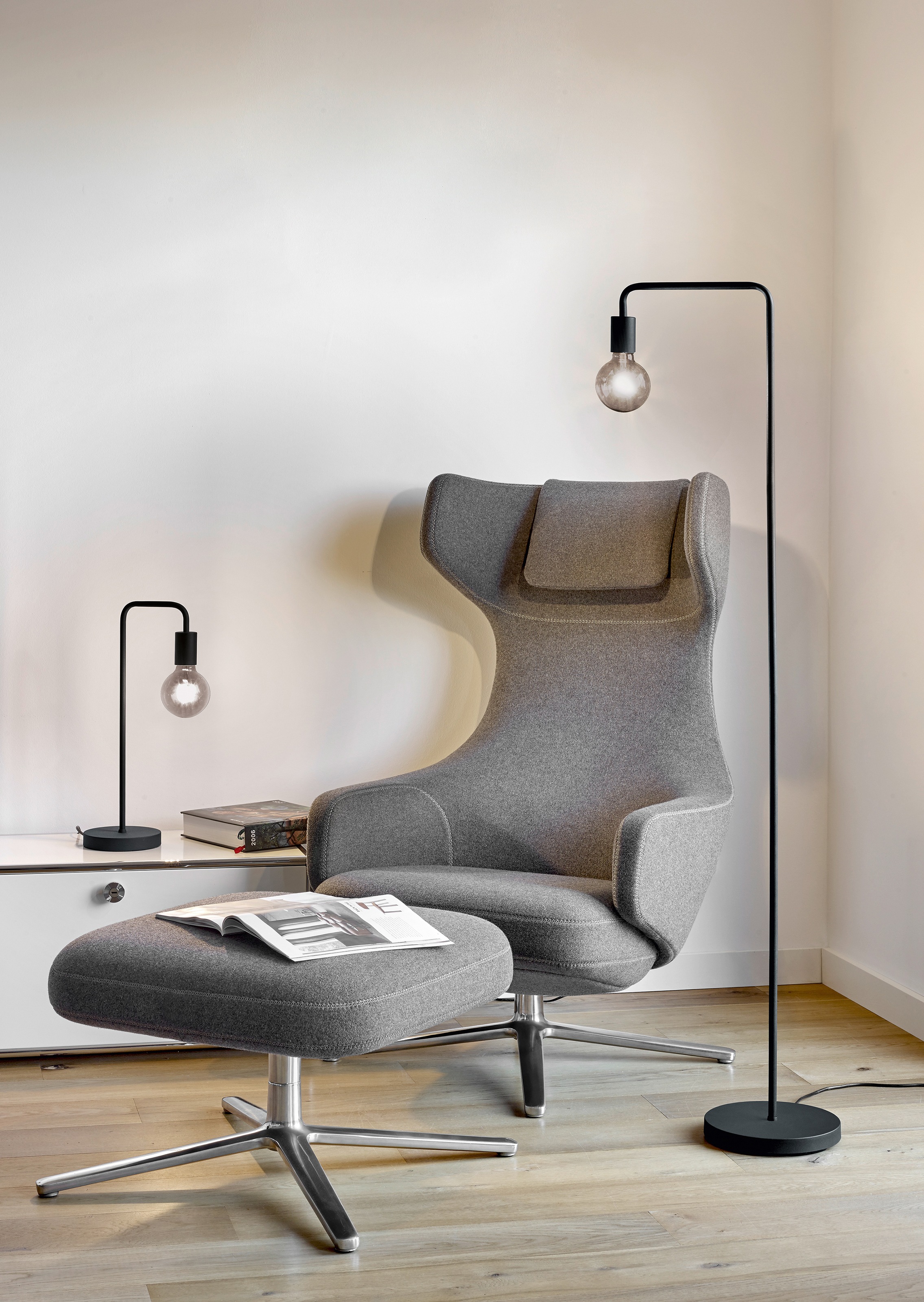 my home Stehlampe »Jill«, 1 flammig, Leuchtmittel E27   ohne Leuchtmittel günstig online kaufen