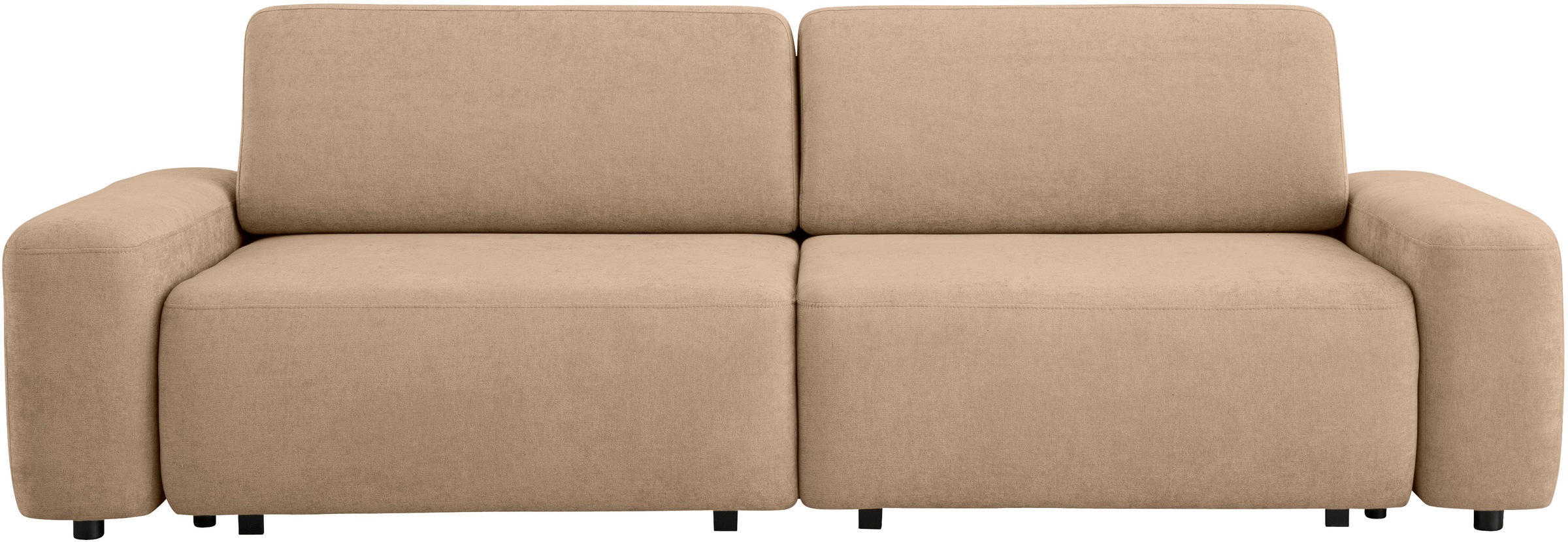 Home affaire 3-Sitzer »TORGE (257cm), Sofa,Schlafsofa in Cord, Samtvelours, günstig online kaufen