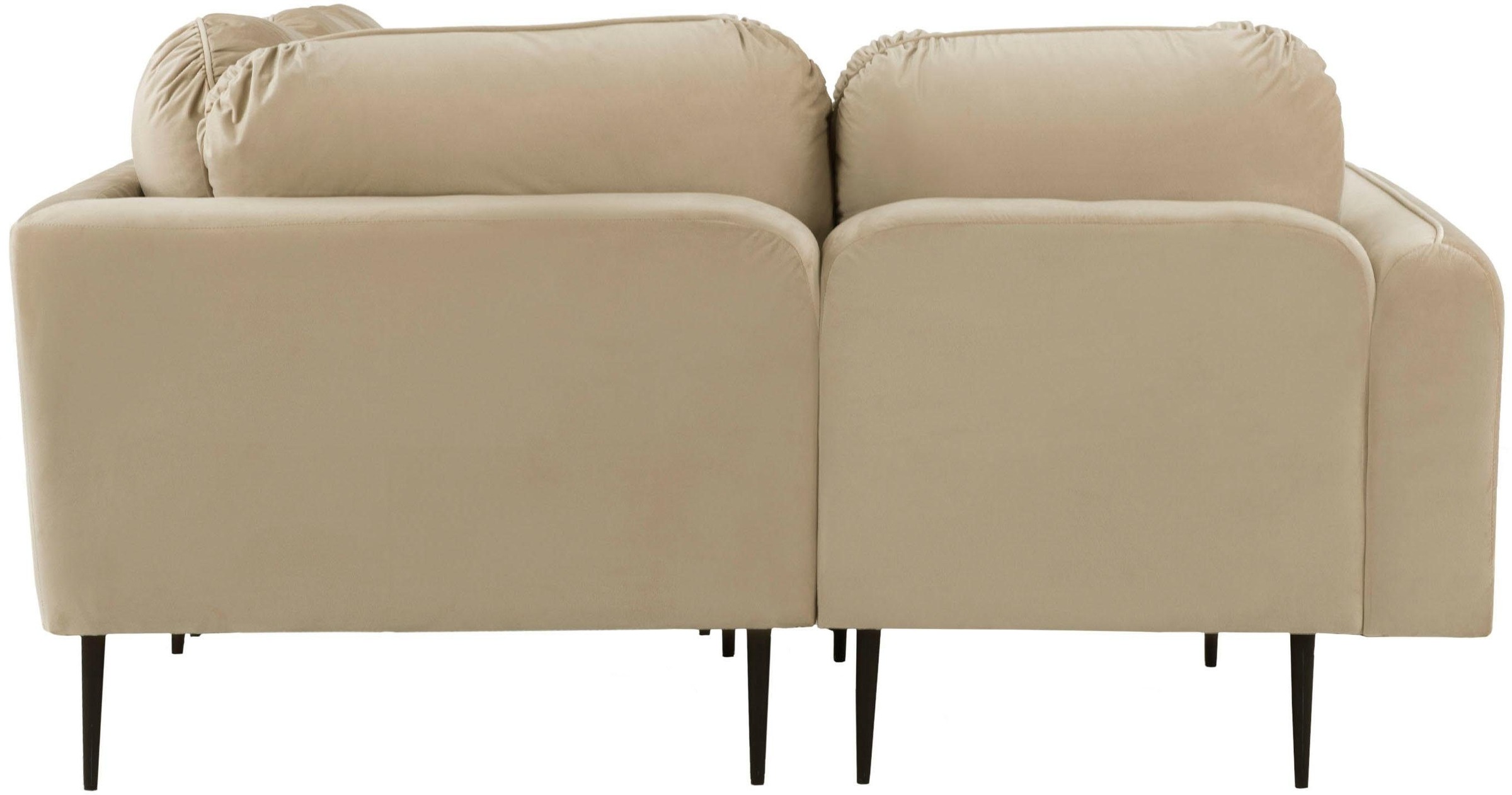 Leonique Ecksofa »Skidi L-Form«, mit losen Rückenkissen und Keder oben auf der Armlehne