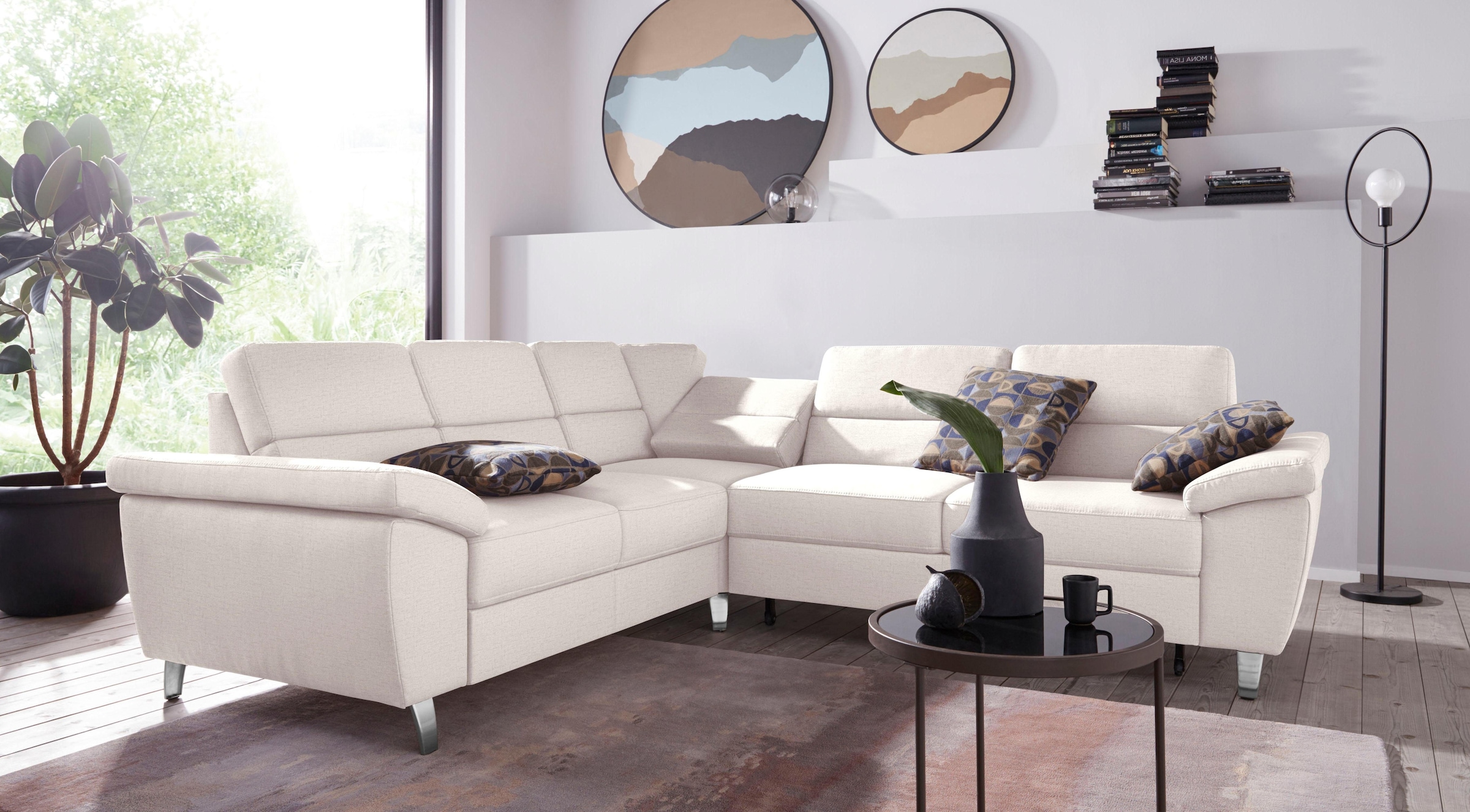 sit&more Ecksofa »Sorano L-Form«, wahlweise mit Bett- und Relaxfunktion, inkl. Bettkasten