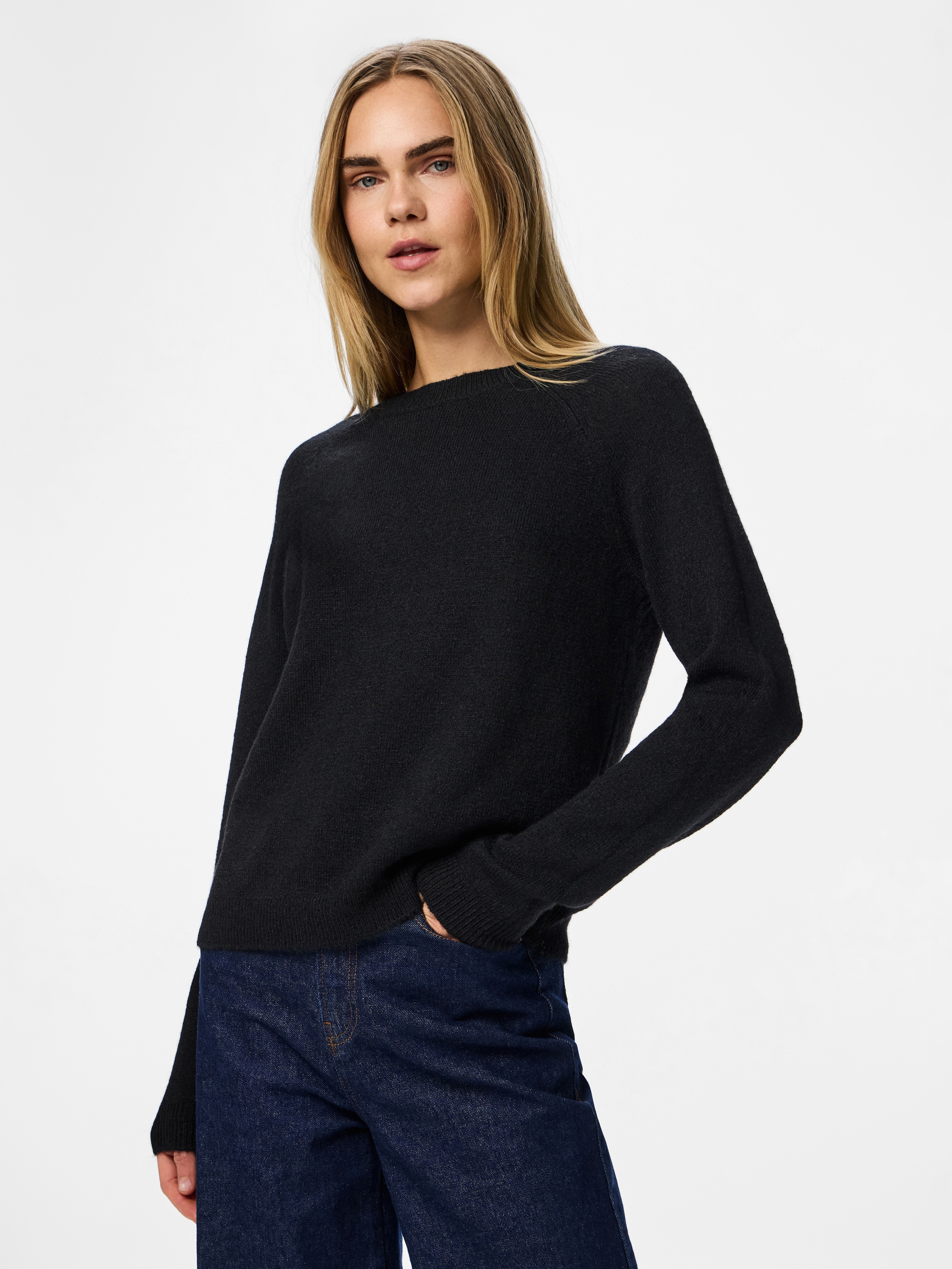 pieces Strickpullover »PCJULIANA LS O-NECK KNIT NOOS BC«