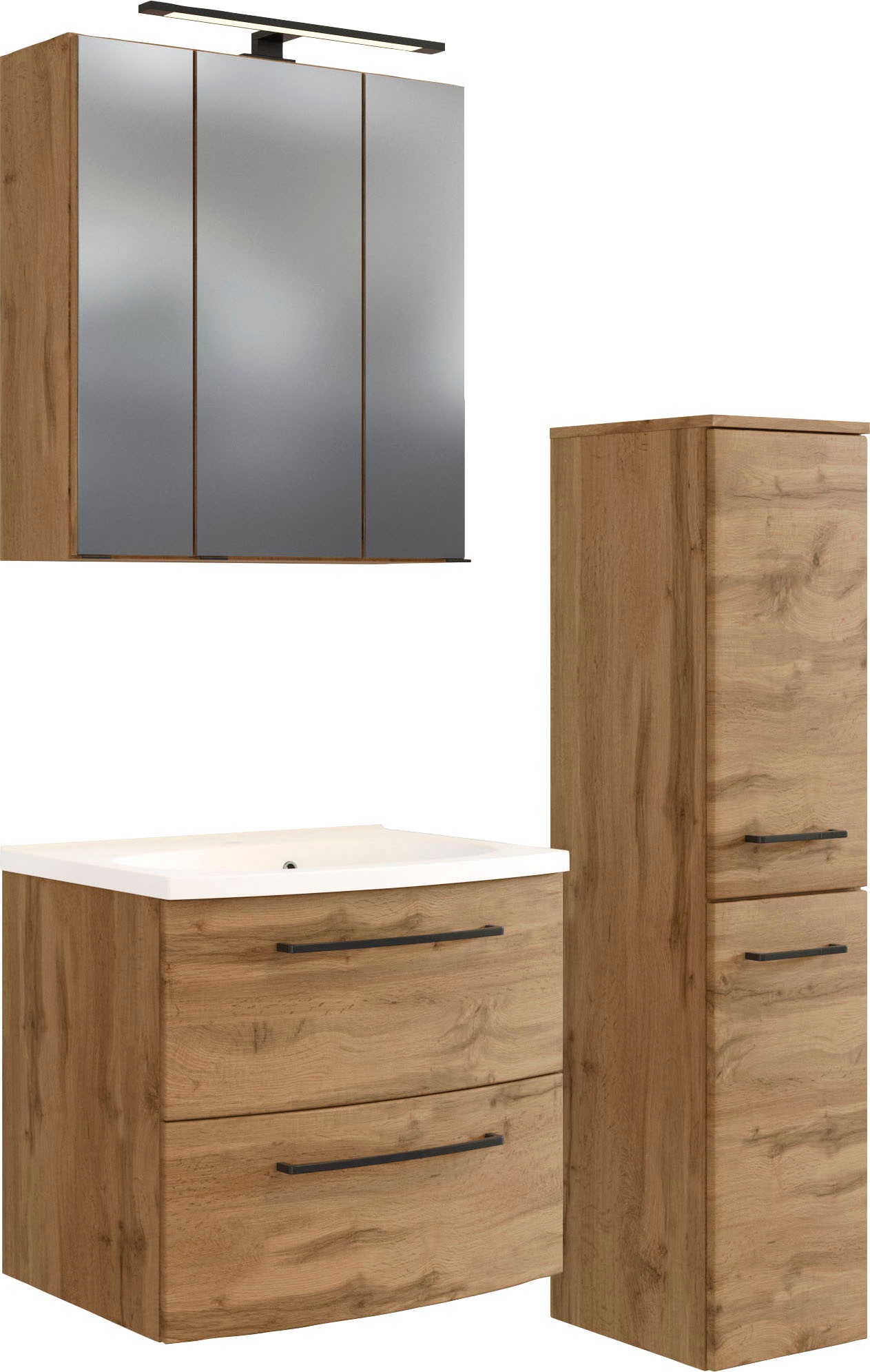 welltime Badmöbel-Set »Chicago« 3 Stk. tlg. günstig online kaufen