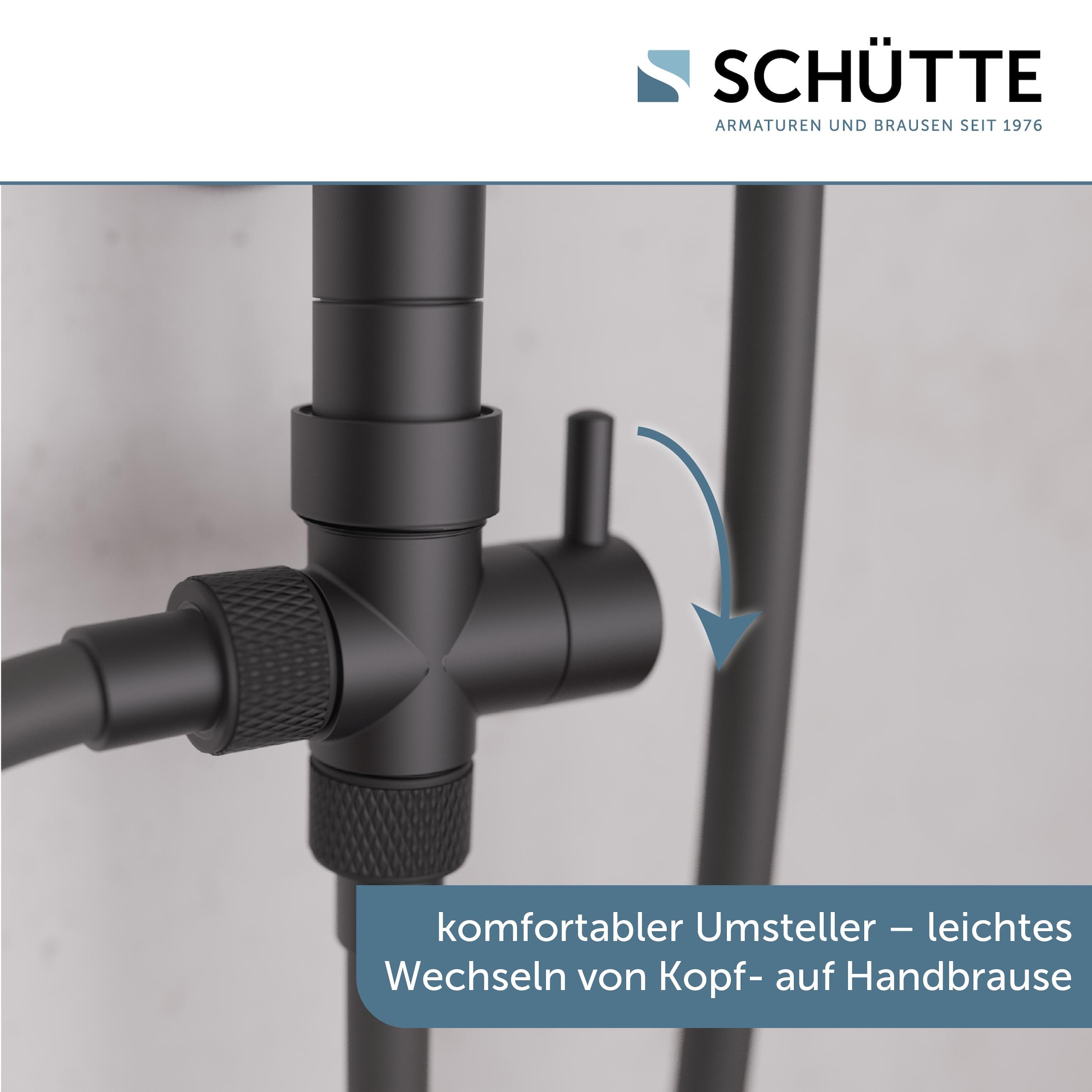 Schütte Brausegarnitur »Mallorca« Duschsystem mit Kopfbrause und Handbrause