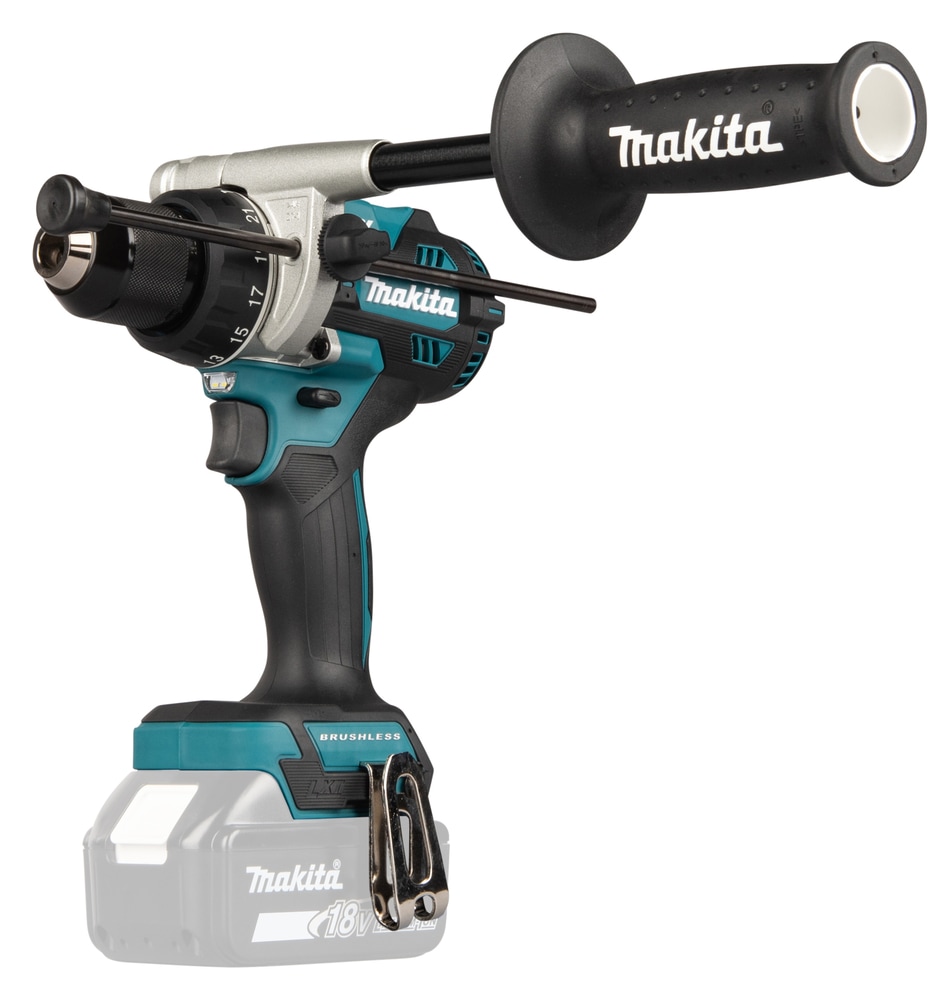 Makita Akku-Schlagbohrschrauber »»DHP492Z« 18V, max. 141 Nm, ohne Akku und Ladegerät« extra stark + bürstenlos für intensive Bohrungen mit und ohne Schlag
