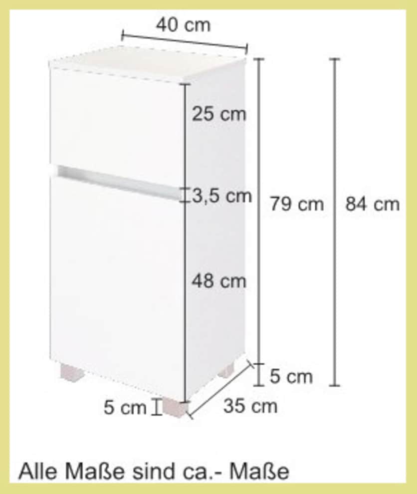 welltime Badezimmer-Set »Kaunas«, (Set, 4 St.), Breite 120 cm, Soft Close Funktion