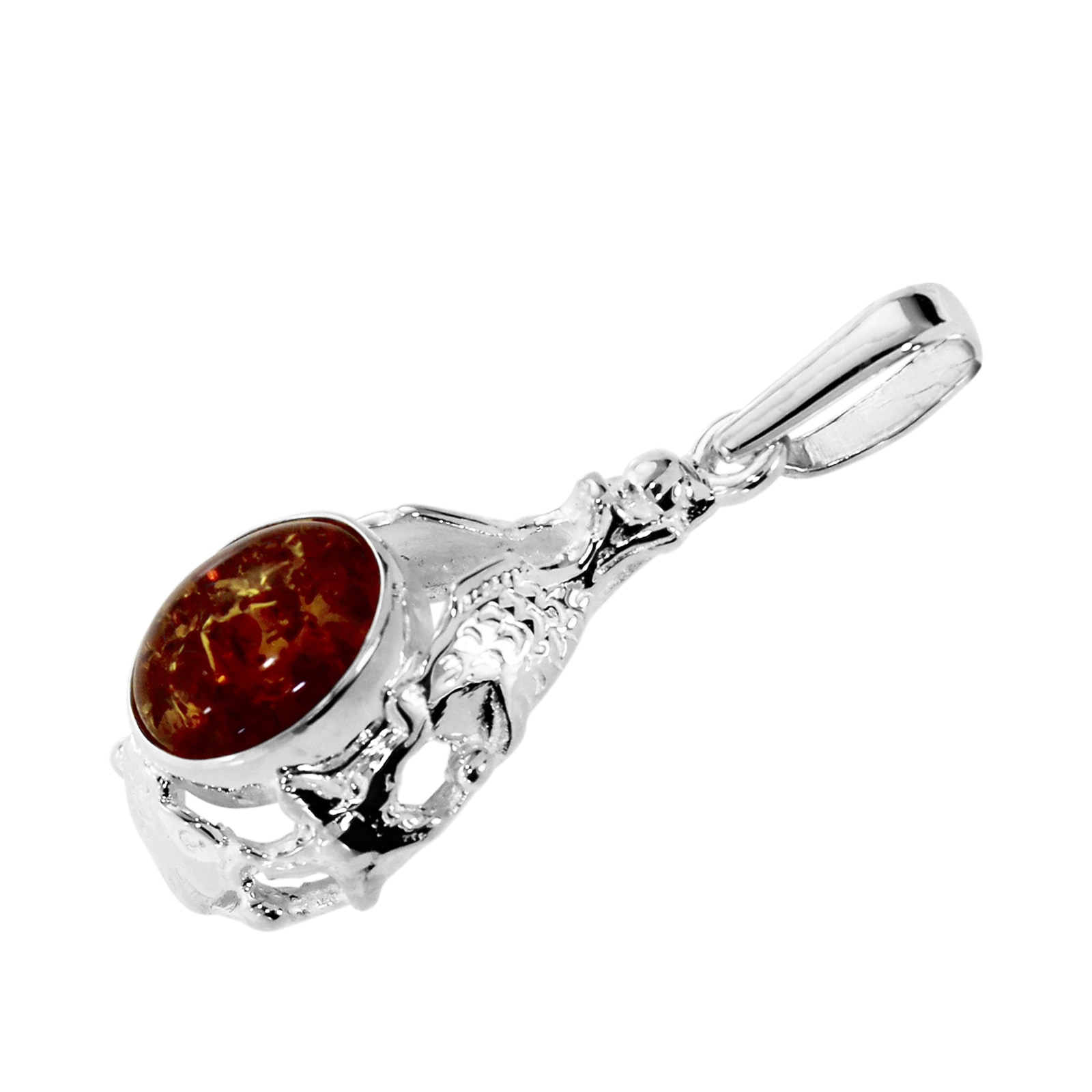 OSTSEE-SCHMUCK Kettenanhänger »Ostsee-Schmuck Anhänger Fischland 34x14 mm« (1 Stk. tlg.)