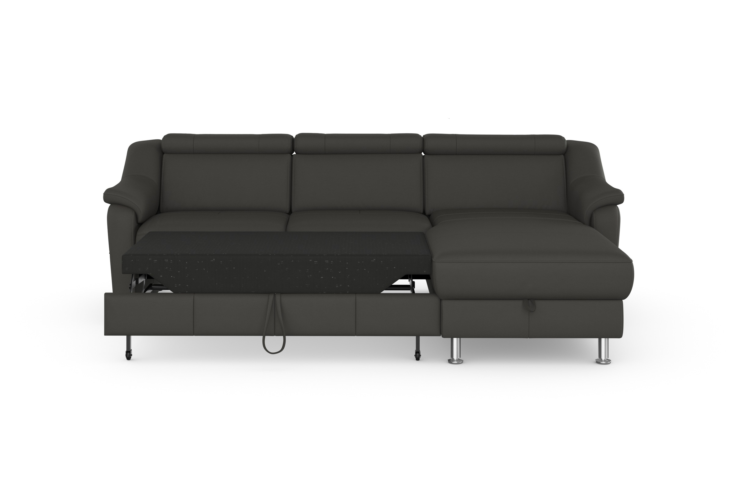 sit&more Ecksofa »Freetown L-Form«, inklusive Kopfteilverstellung und komfortablem Federkern