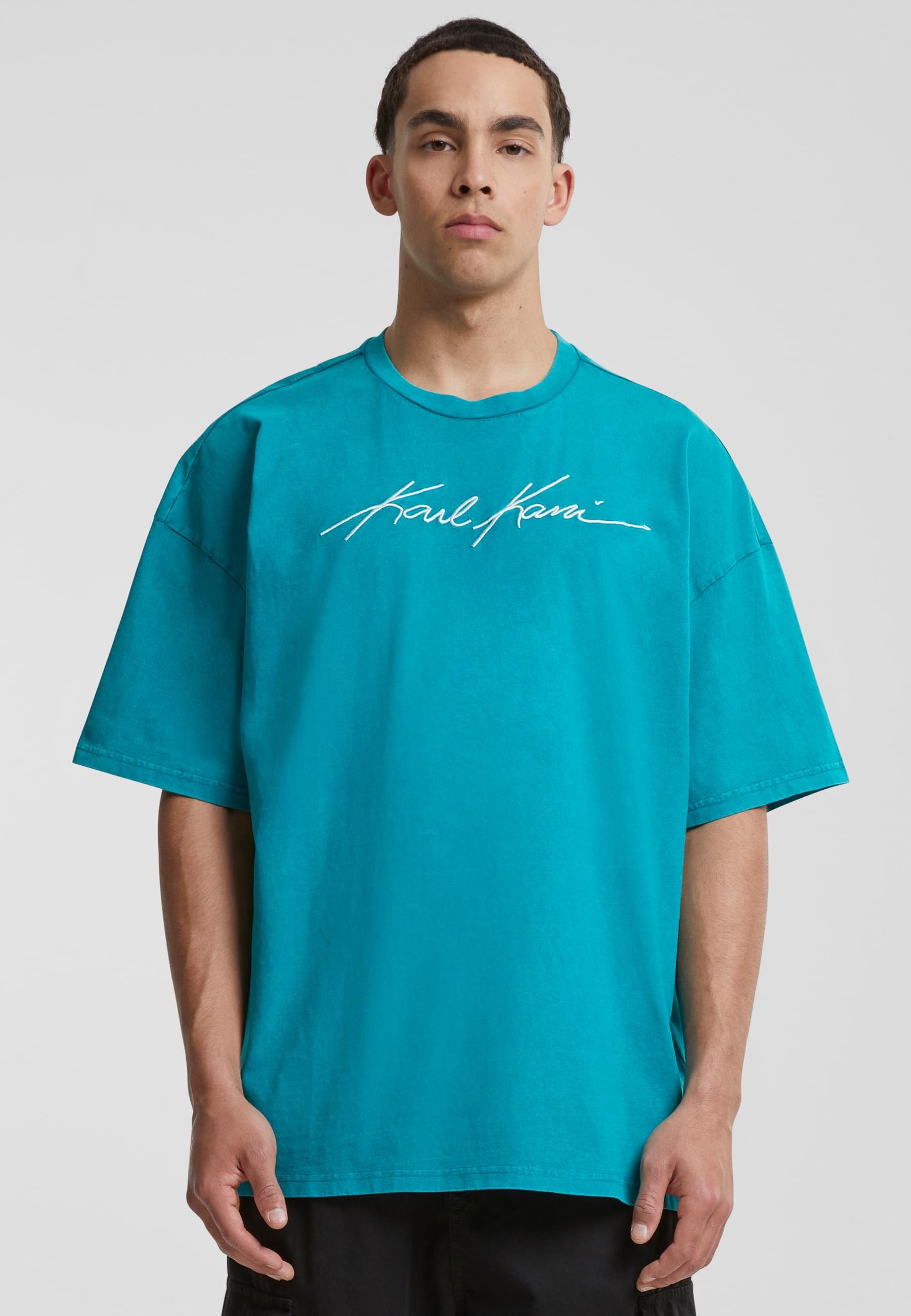 Karl Kani T-Shirt »Karl Kani KM242-048-2 Autograph Washed Boxy Tee« 1 Stk. tlg.