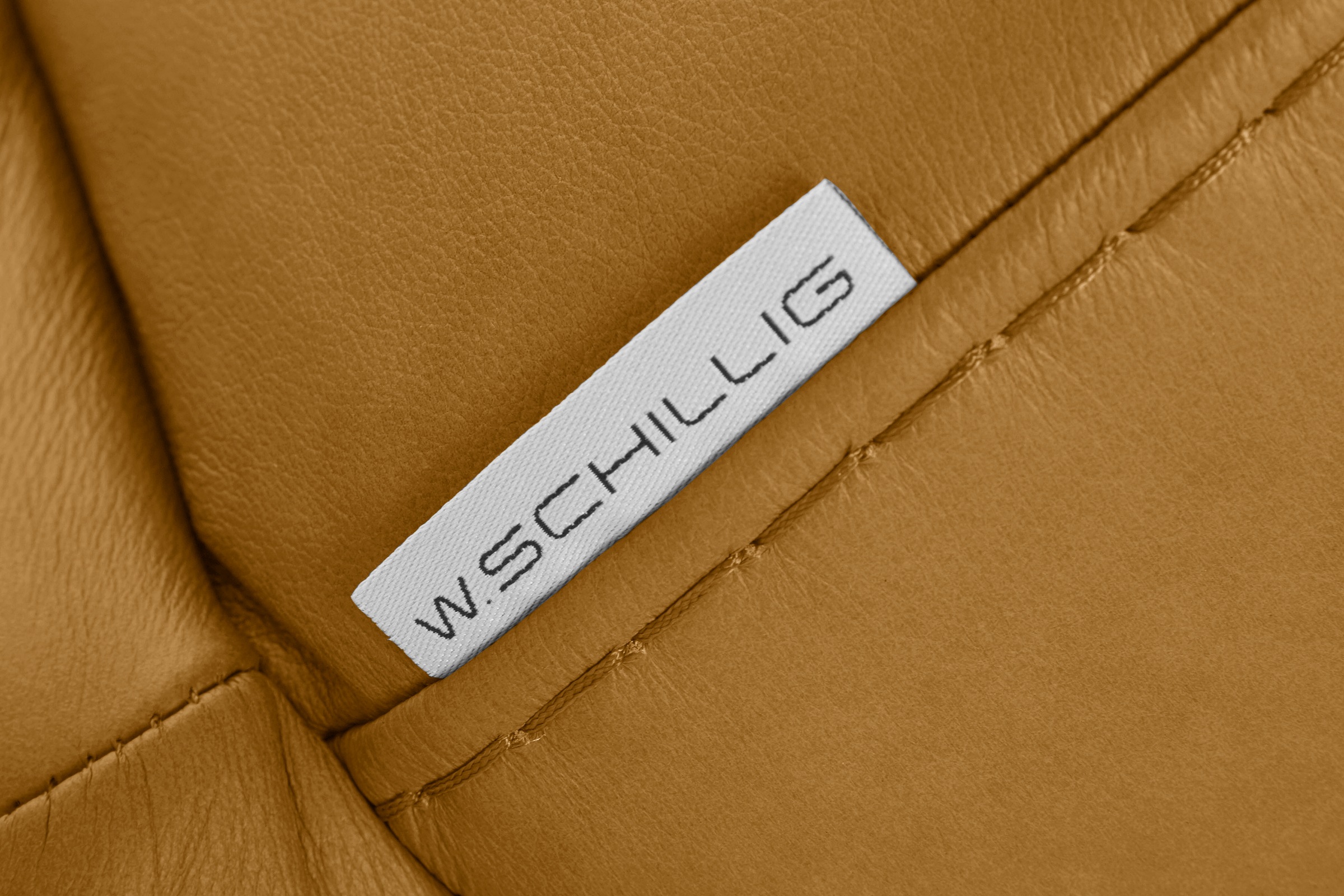W.SCHILLIG 2-Sitzer »montanaa«, mit Metallfüßen in Schwarz pulverbeschichtet, Breite 192 cm