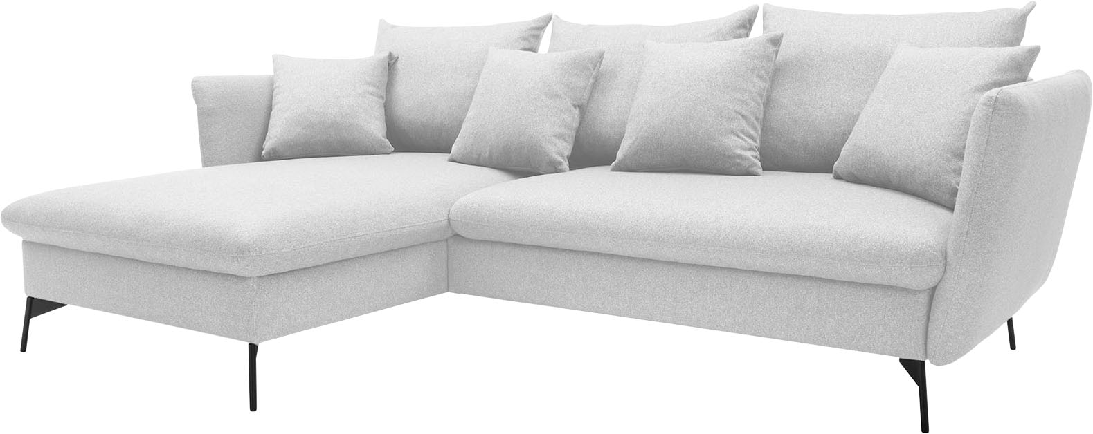 andas Ecksofa »LIVORNO,258 cm, L-Form,«, Schlaffunktion u. Bettkasten (139/ günstig online kaufen