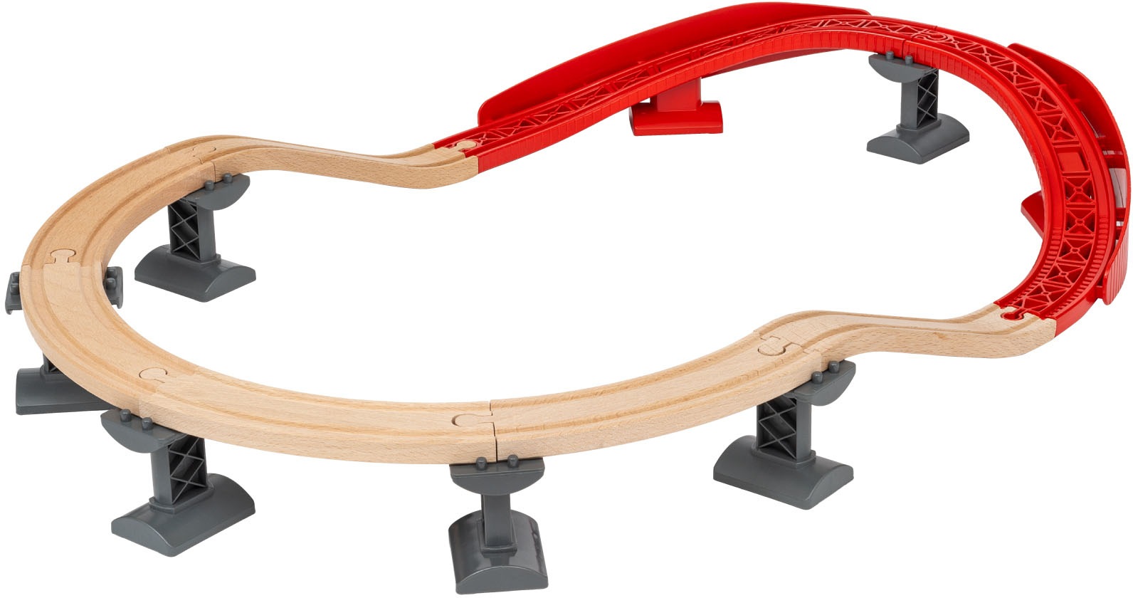 BRIO® Schienenerweiterungs-Set »BRIO® WORLD, Schienenpaket Berg und Tal«, FSC® - schützt Wald - weltweit