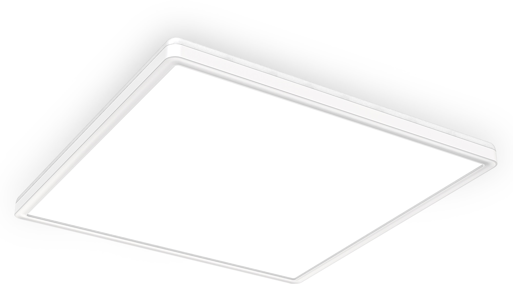 B.K.Licht Panel, 1 flammig-flammig, Deckenleuchte, dimmbar, ultra-flach, indirektes Licht, neutralweiß
