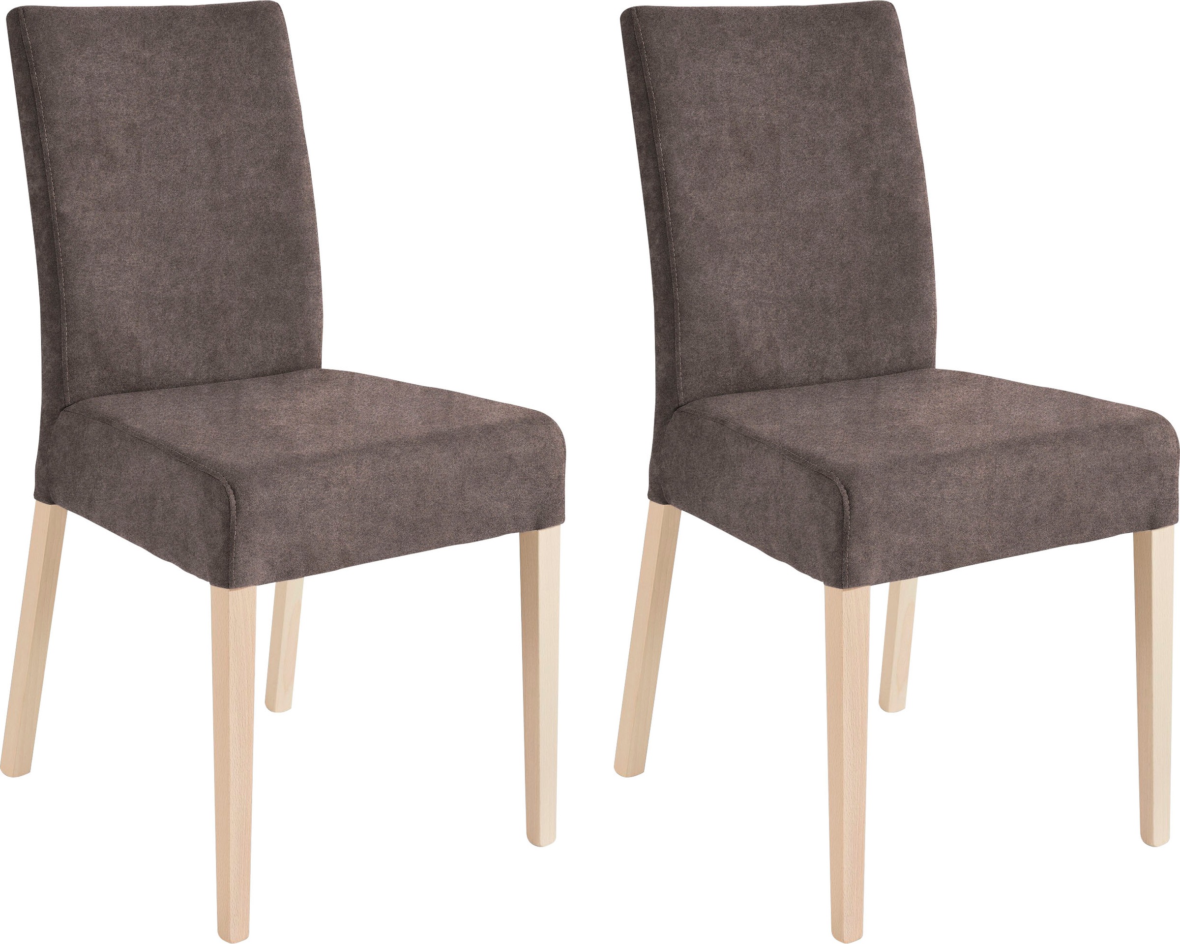 Home affaire 4-Fußstuhl »Umag« (Set) 2 Stk.Sitz und Rücken gepolstert günstig online kaufen