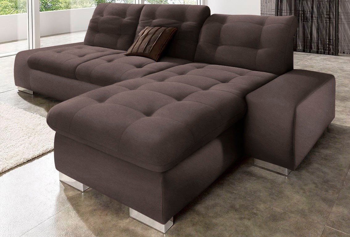 sit&more Ecksofa »Pale L-Form«, inklusive Kopfteilverstellung, wahlweise mi günstig online kaufen