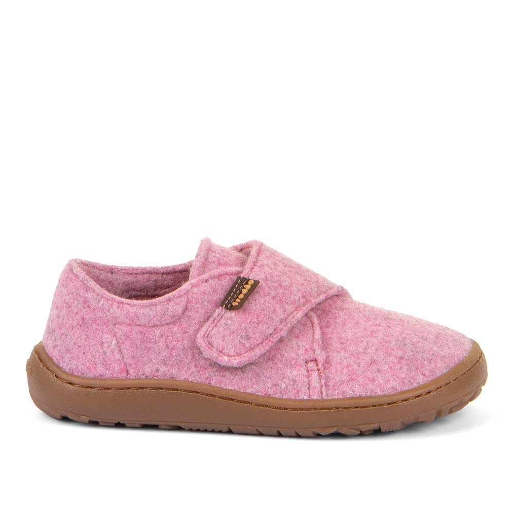 froddo® Hausschuh »BAREFOOT WOOLY«, Klettschuh, Kindergartenschuh mit Wollfutter