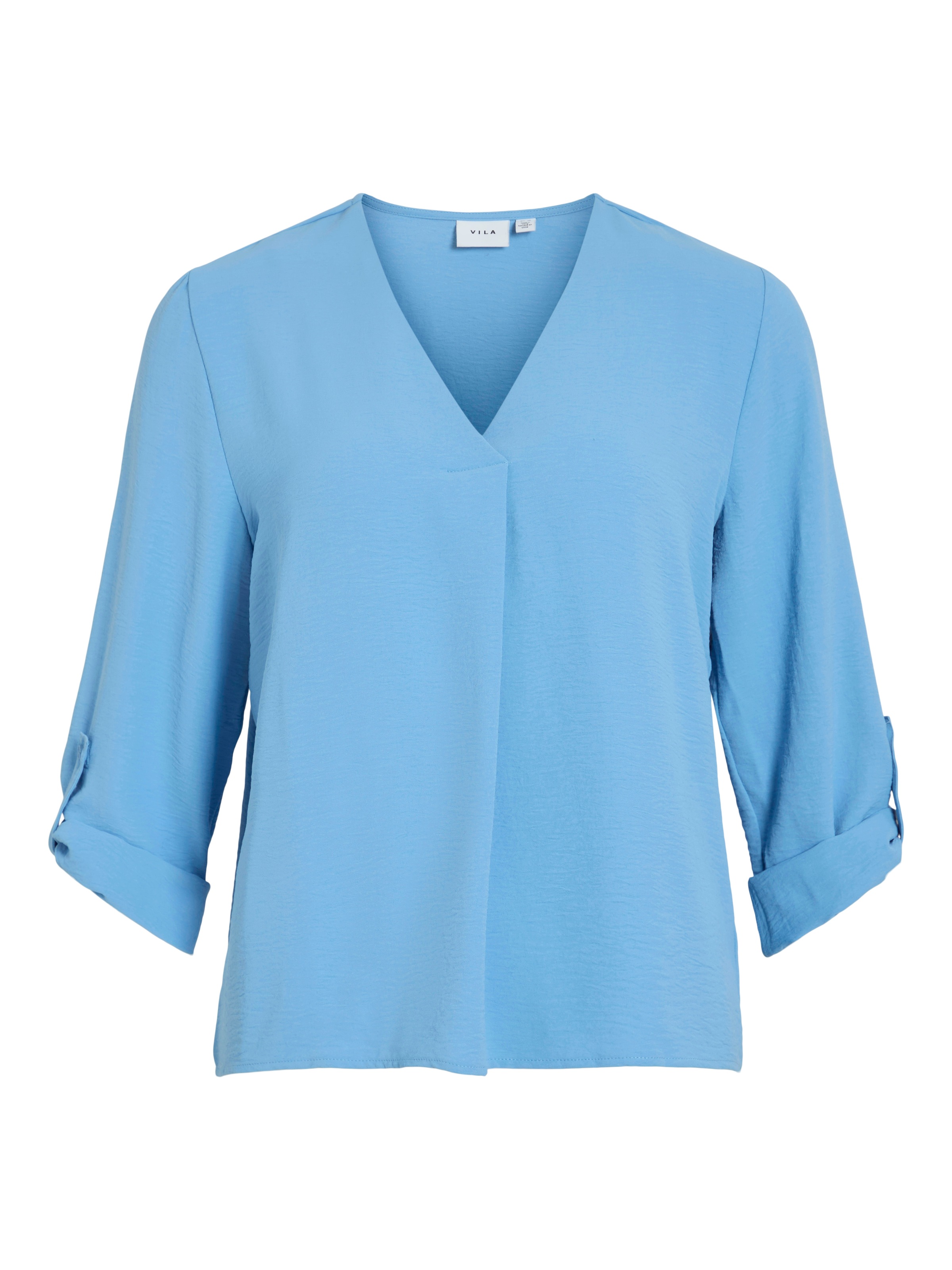 Vila Blusenshirt »VIJOSA 3/4 V-NECK TOP - NOOS«