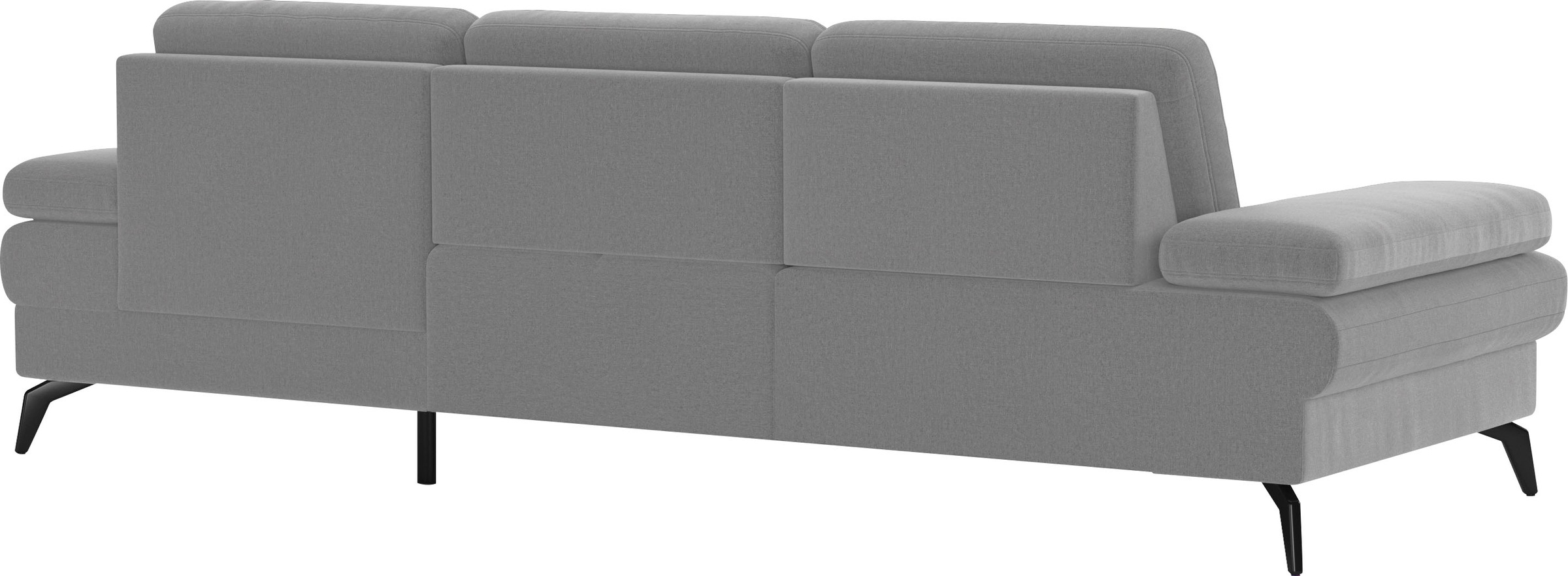 sit&more Ecksofa »Morris L-Form, inkl. Sitztiefenverstellung«, wahlweise mit Armteilverstellung, Bettfunktion & Bettkasten