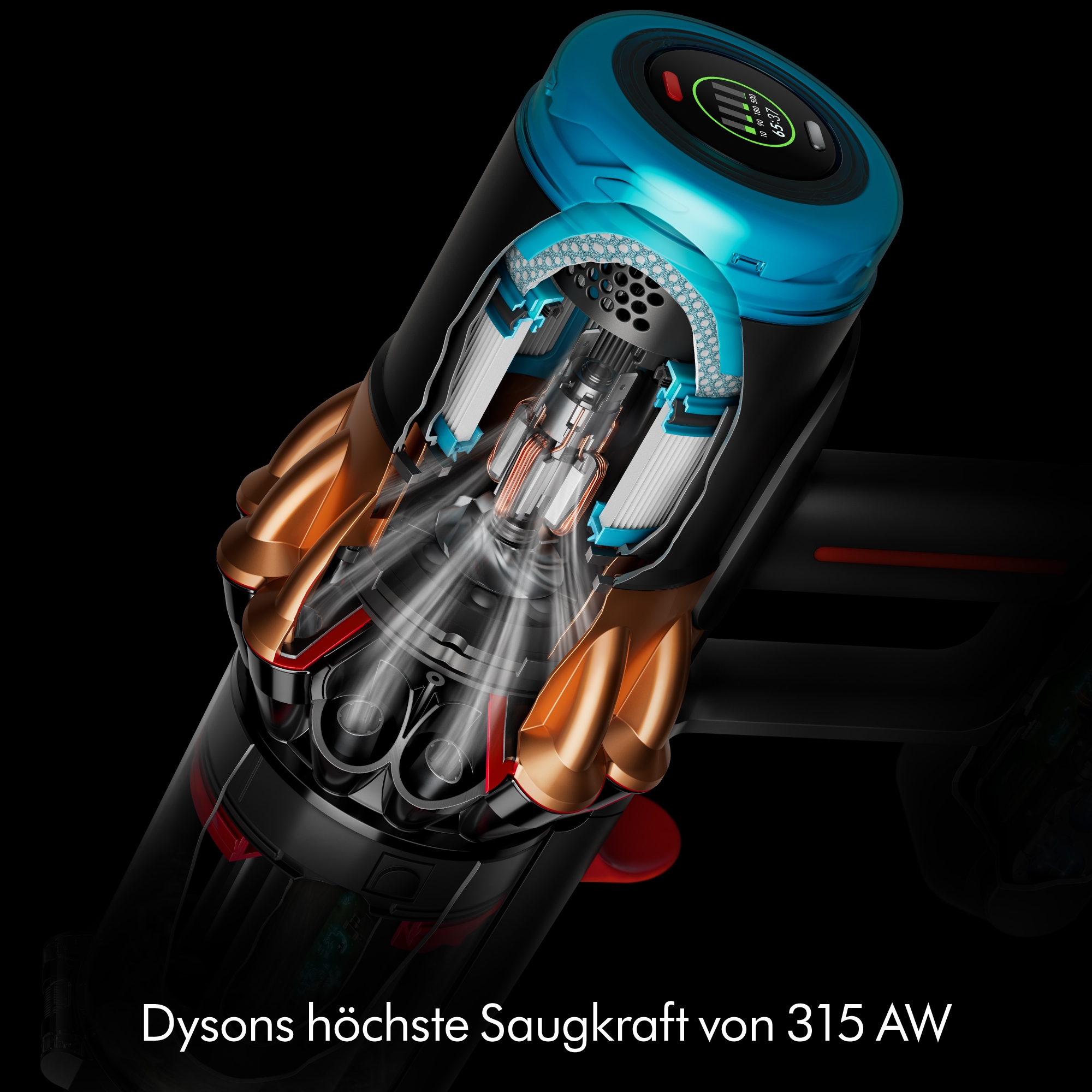 DYSON Akku-Hand-und Stielstaubsauger »V16 (DS60) Piston Animal Submarine™, 900W, bis zu 70 Minuten Laufzeit«