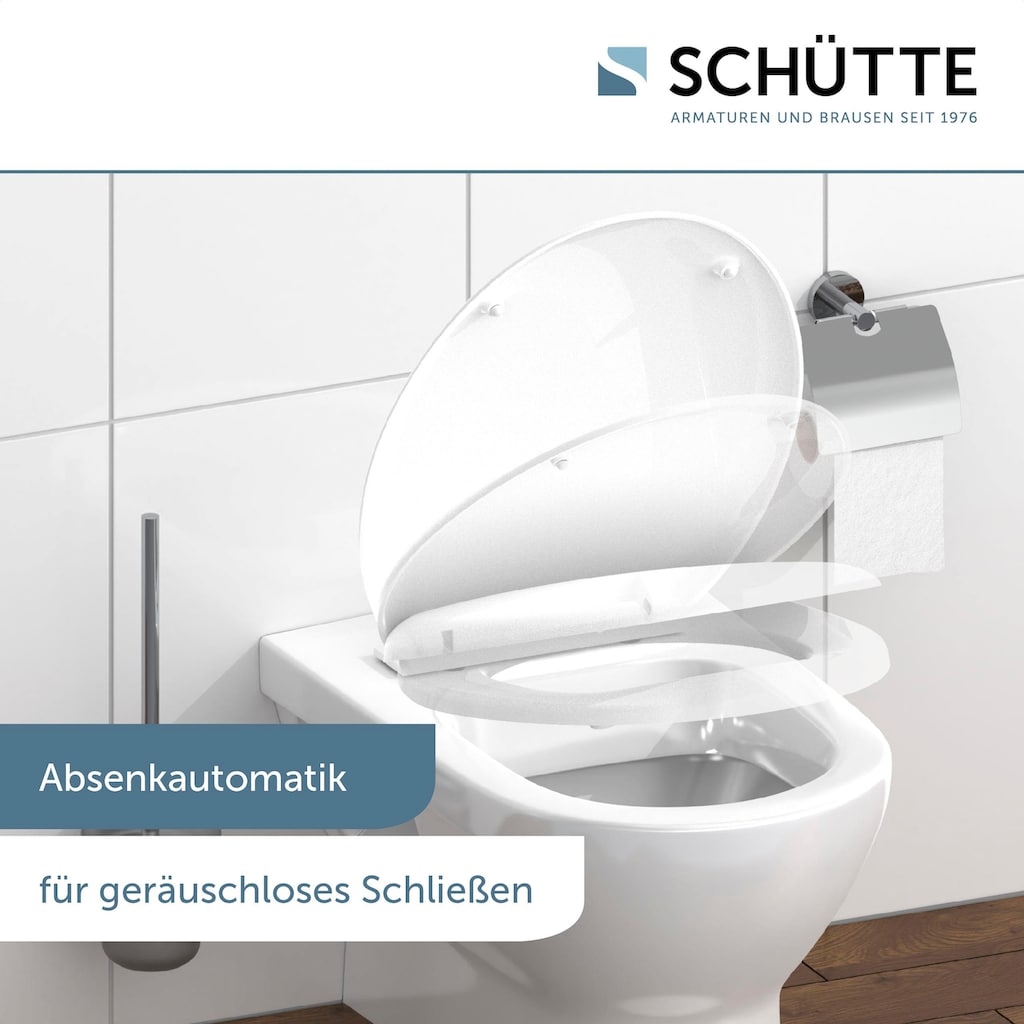 Schütte WC-Sitz »UNI«, Duroplast, Absenkautomatik