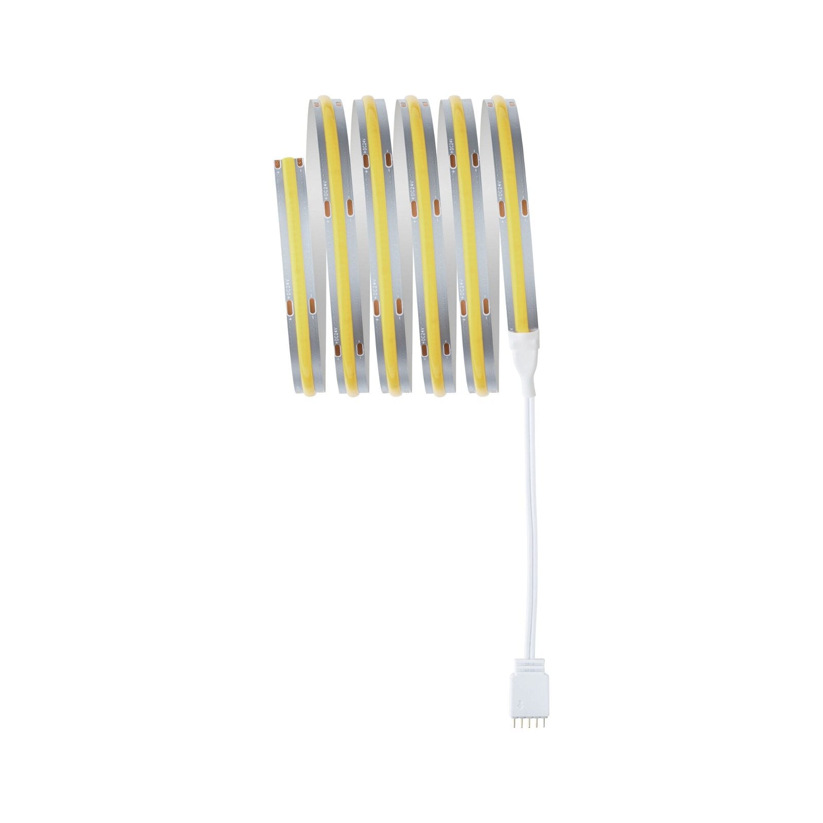 Paulmann LED-Streifen »MaxLED 500 Basis Set 1,5m Daylight 10W 230/24V silber Kunststoff«, 1 St.-flammig, Full-Line COB 6500K