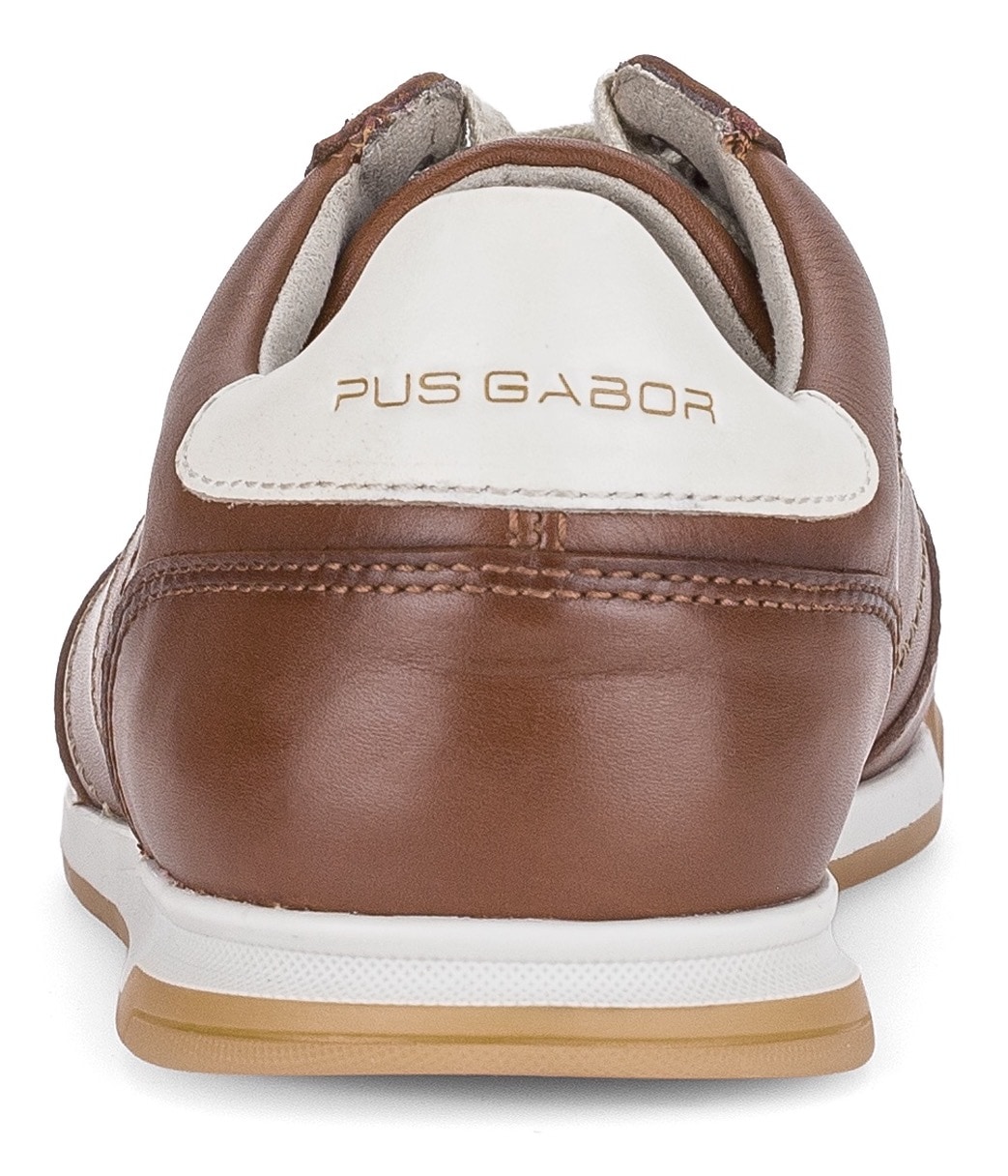 Pius Gabor Sneaker  , Freizeitschuh, Komfortschuh, Schnürschuh mit Kontrastnähten, G-Weite