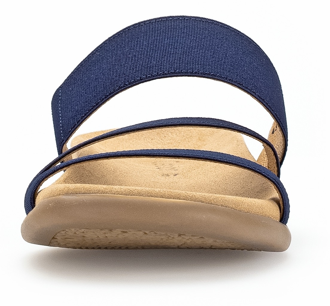 Gabor Pantolette, Keilabsatz, Sommerschuh, Schlappen mit atmungsaktivem Lederfutter