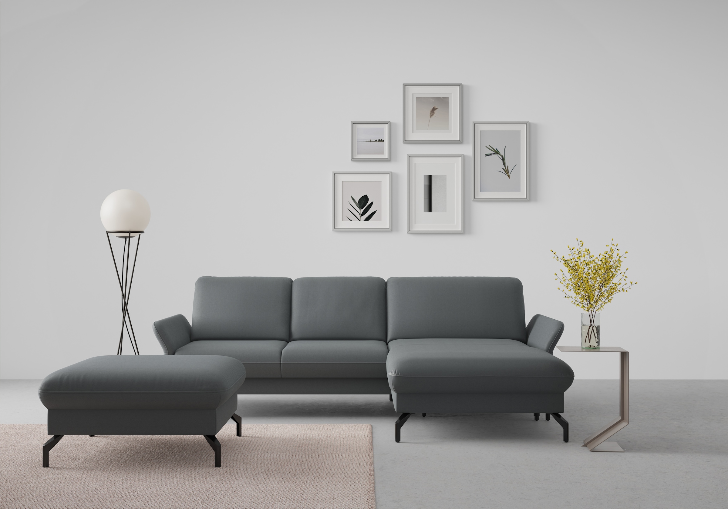 sit&more Ecksofa "Fashion L-Form", wahlweise mit Kopfteilverstellung und Vo günstig online kaufen