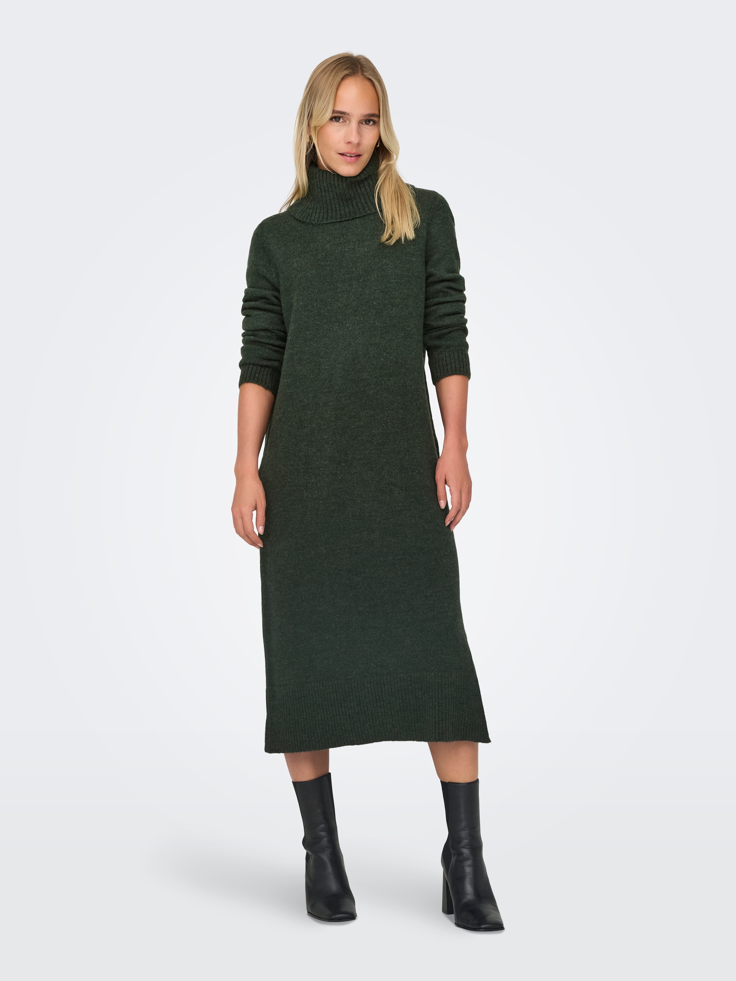 ONLY Strickkleid »ONLBRANDIE L/S ROLL NECK DRESS«