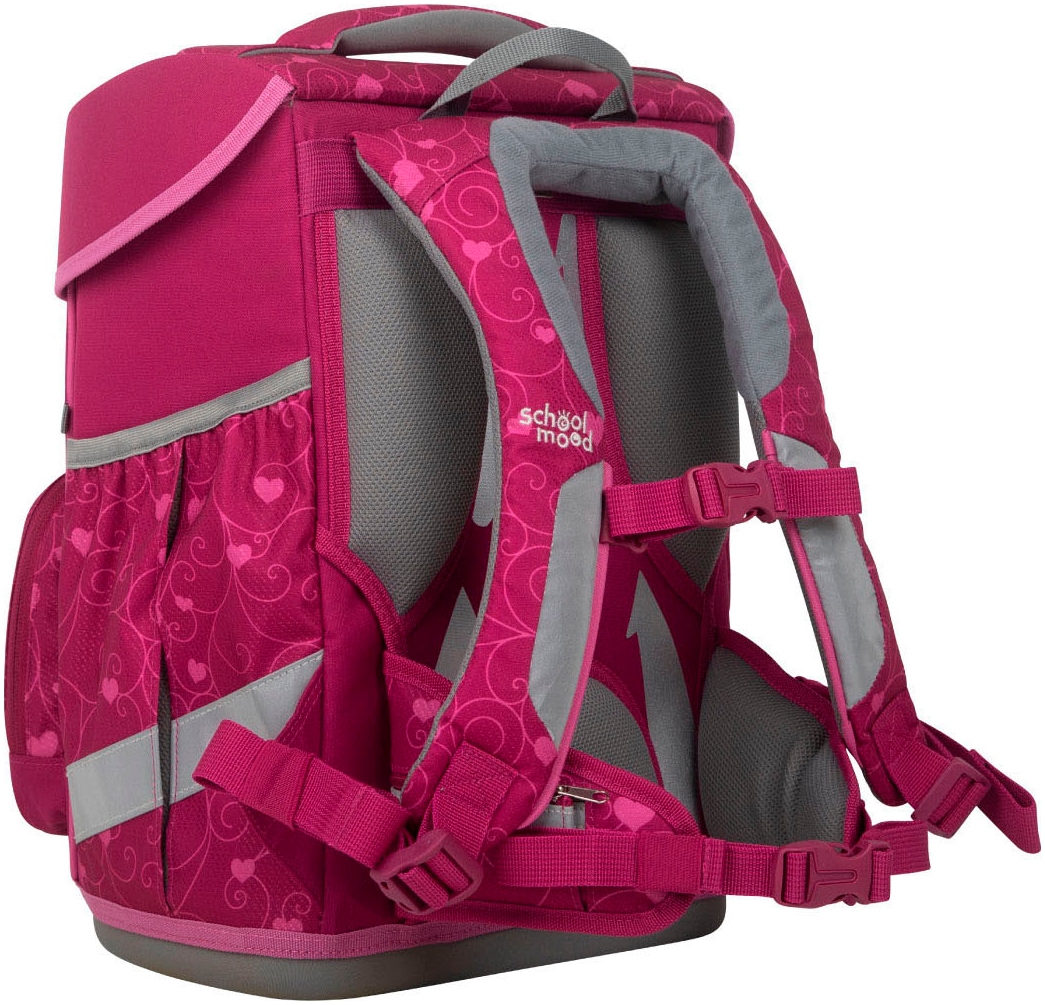 SCHOOL-MOOD® Schulranzen »Champion, Hannah (Hase)«, retroreflektierende Flächen, aus recyceltem Material