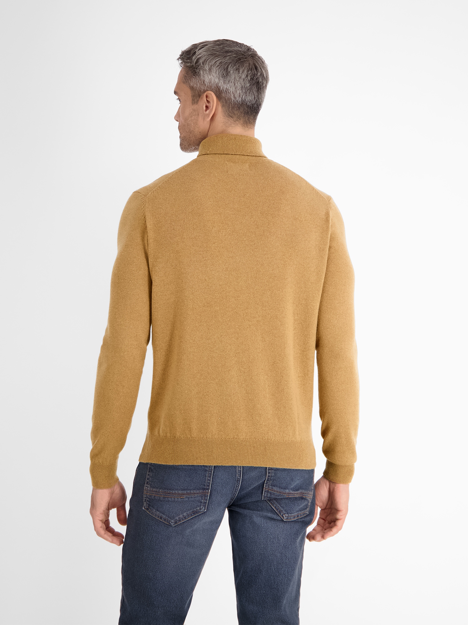 LERROS Strickpullover »LERROS Schurwoll-Rollkragenpullover mit Kaschmiranteil«