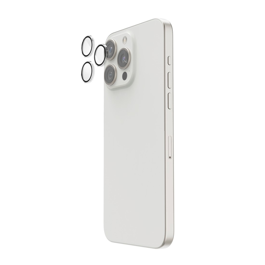 Hama Kameraschutzglas »Kameraschutz für iPhone 16 Pro/Pro Max (Panzerglas 9H, 3 Einzellinsen)«, für iPhone 16 Pro-iPhone 16 Pro Max