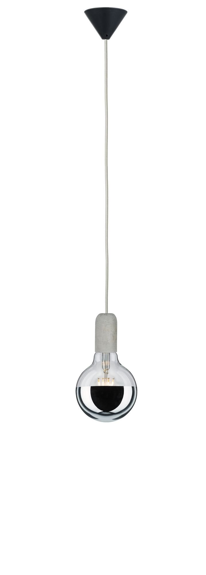 Paulmann LED-Leuchtmittel »230V Globe G95 600lm 6,5W 2700K Silber«, 1 St., Warmweiß
