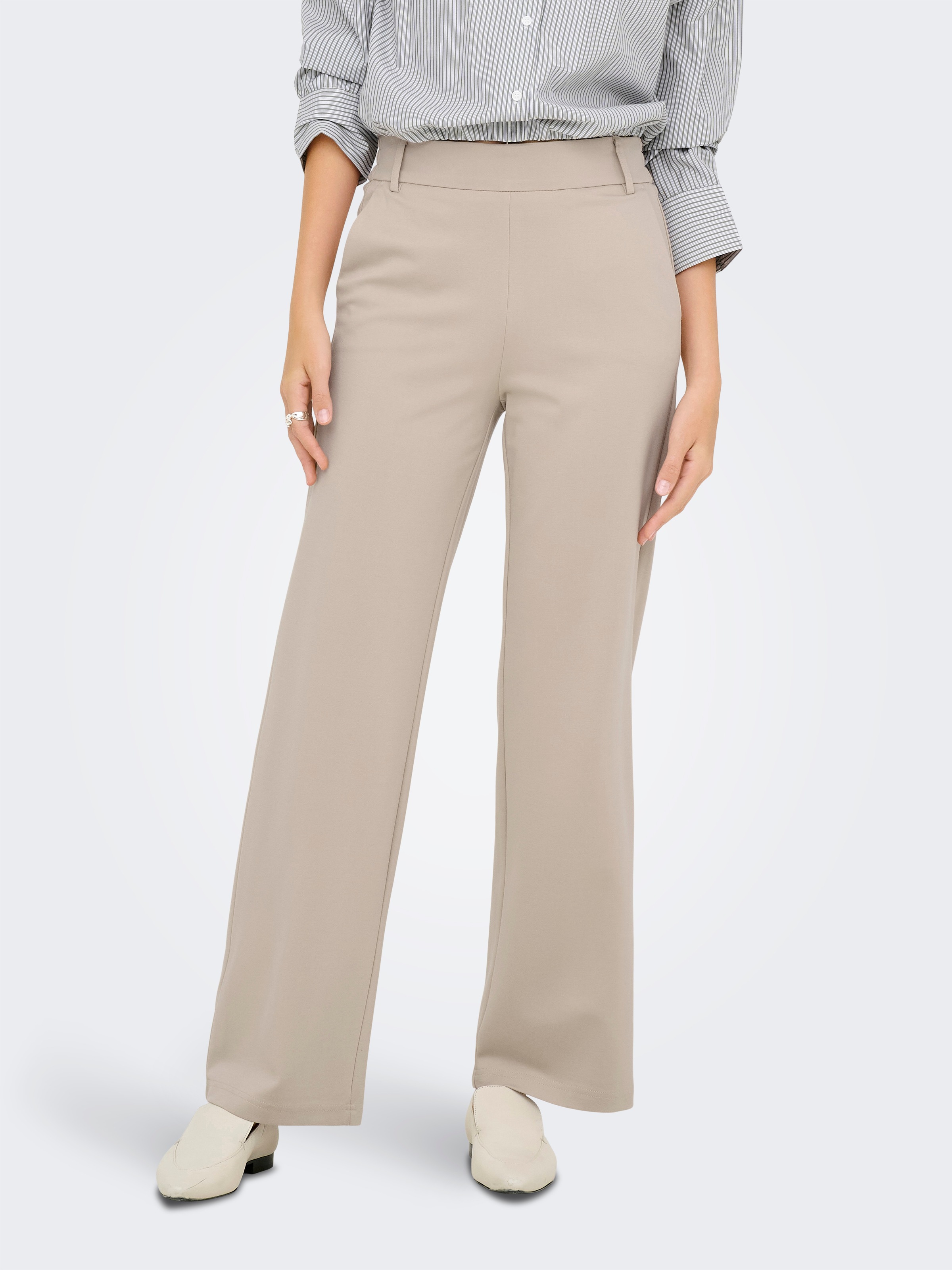 Only Anzughose »Onlpoptrash Life Mw Straight Pant Pnt«