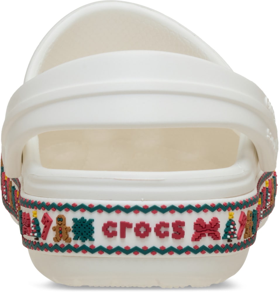 Crocs Clog »Crocband Holiday Clog K«  Weihnachtsschuh, Hausschuh mit bunter Bordüre