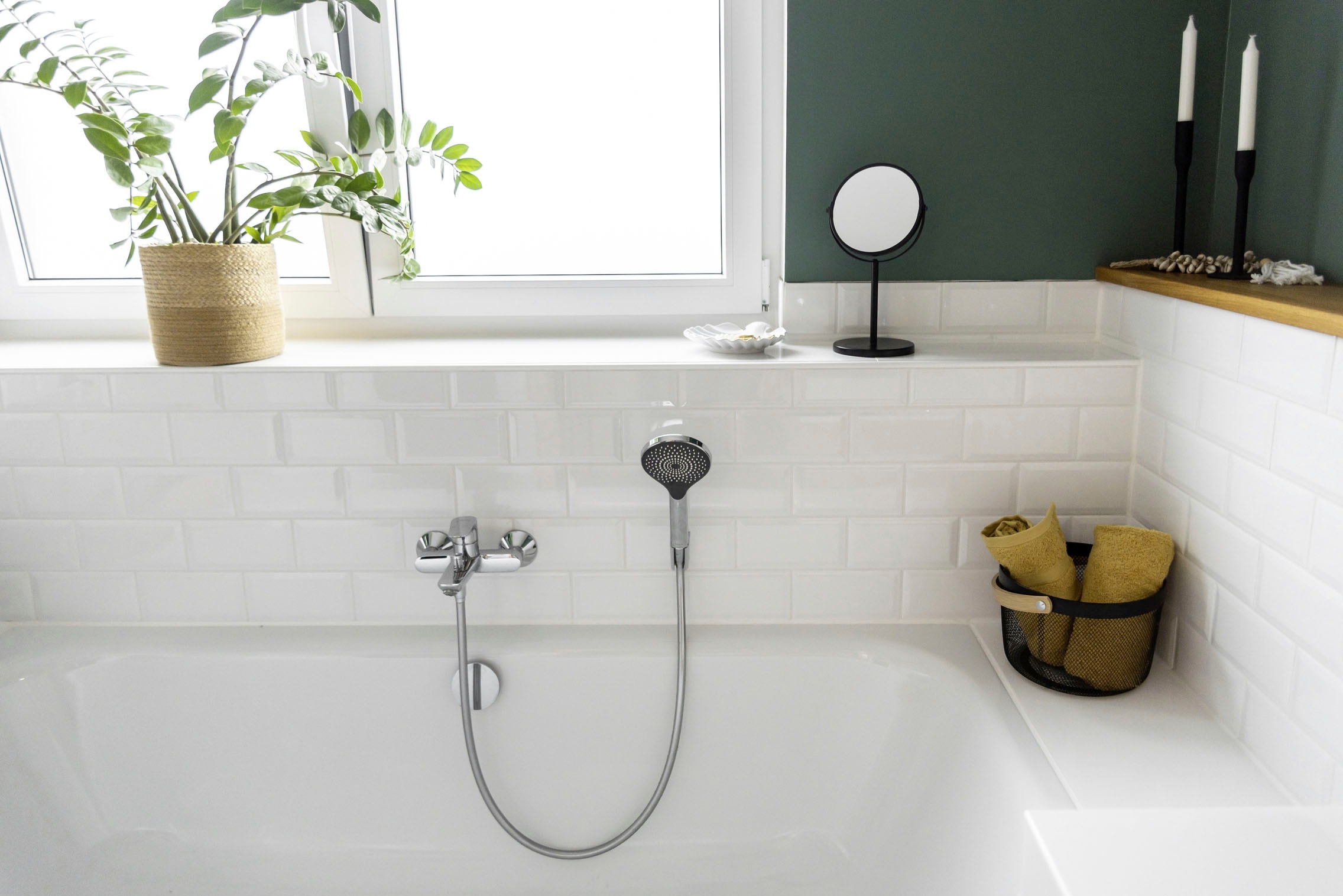 WENKO Handbrause »Watersaving«, (1 tlg.), Chrom, Ø 12 cm