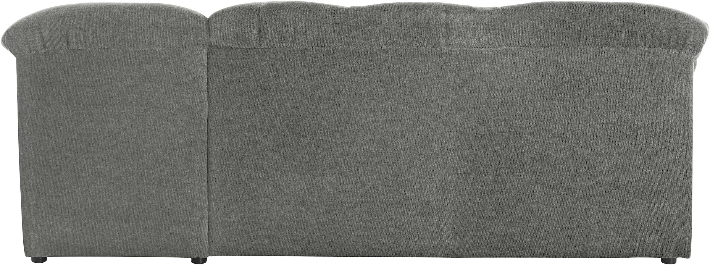 DOMO collection Ecksofa »Pegnitz, elegante Rückensteppung,  komfortabel, Breite 238cm, L-Form« wahlweise mit Bettfunktion