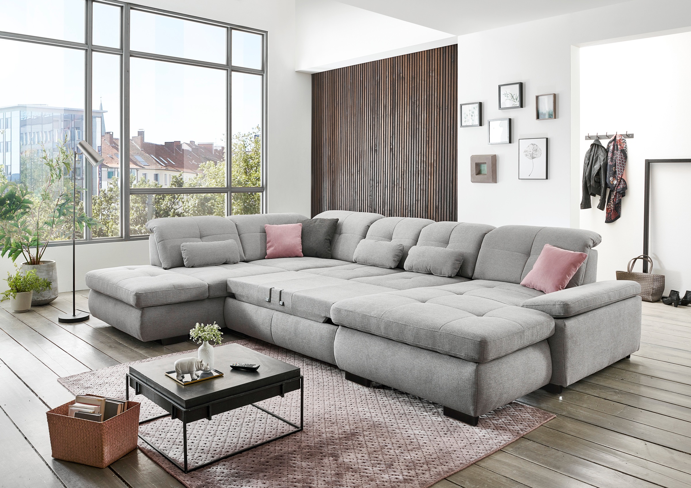 Die PlanBar Ecksofa »MP-IN16012 L-Form, mit Kaltschaum-Polsterung«, inkl. S günstig online kaufen