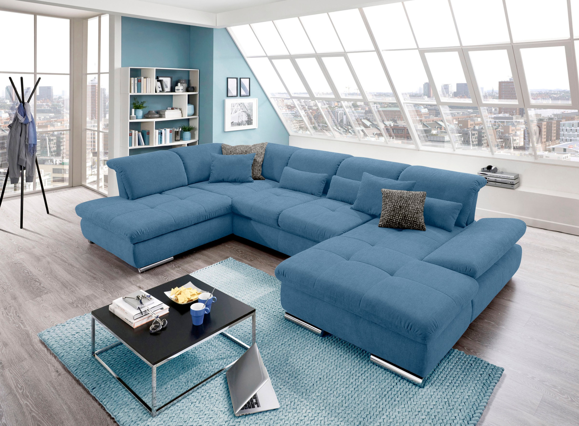 set one by Musterring Wohnlandschaft »SO 4100 komfortable Federkernunterfed günstig online kaufen