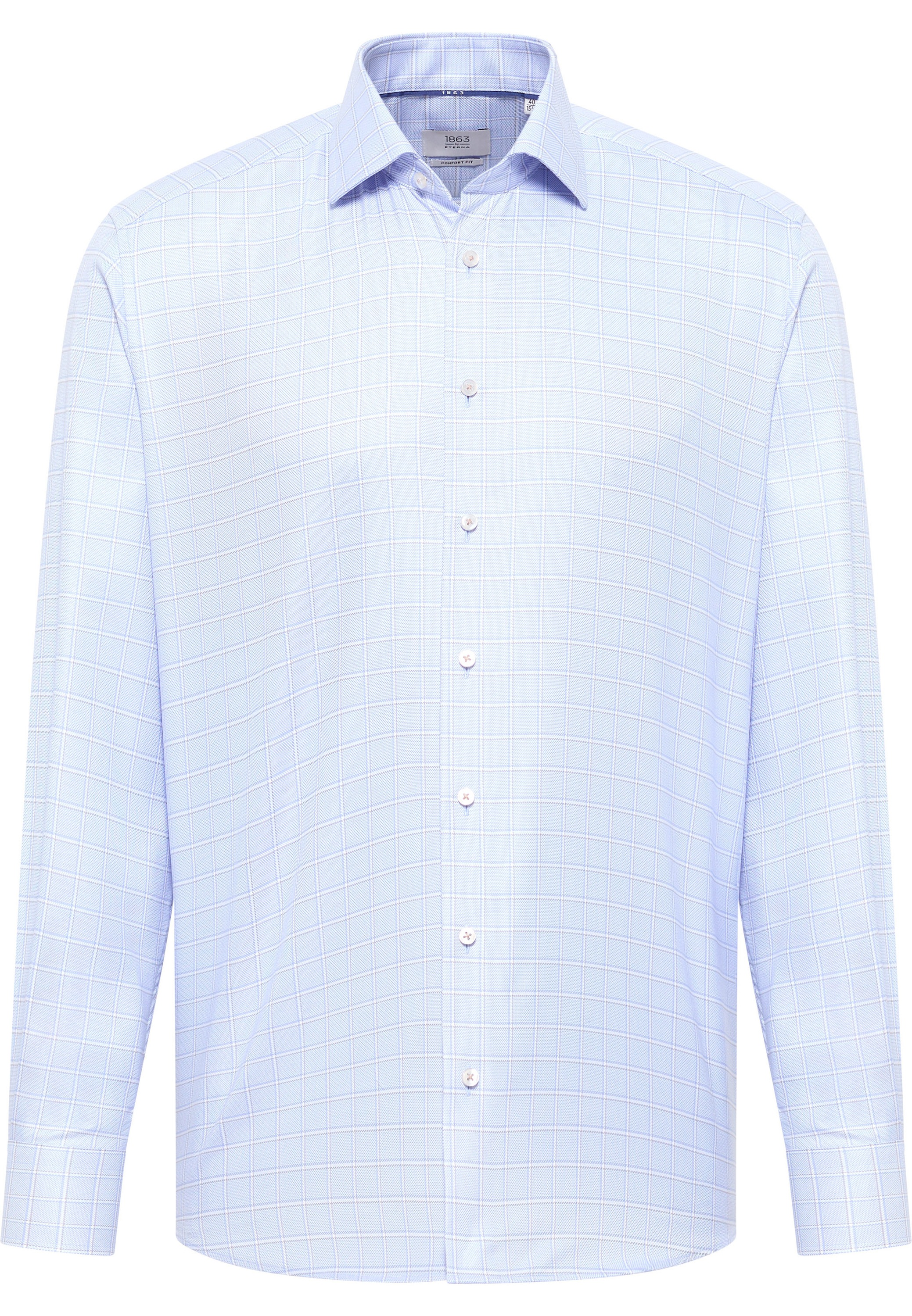 Eterna Langarmhemd »COMFORT FIT« NON IRON (bügelfrei)