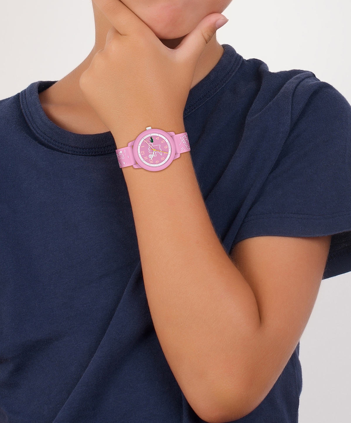 Lacoste Quarzuhr »LACOSTE.12.12 KIDS«, Armbanduhr, Kinderuhr, Silikonarmband, Geschenkidee