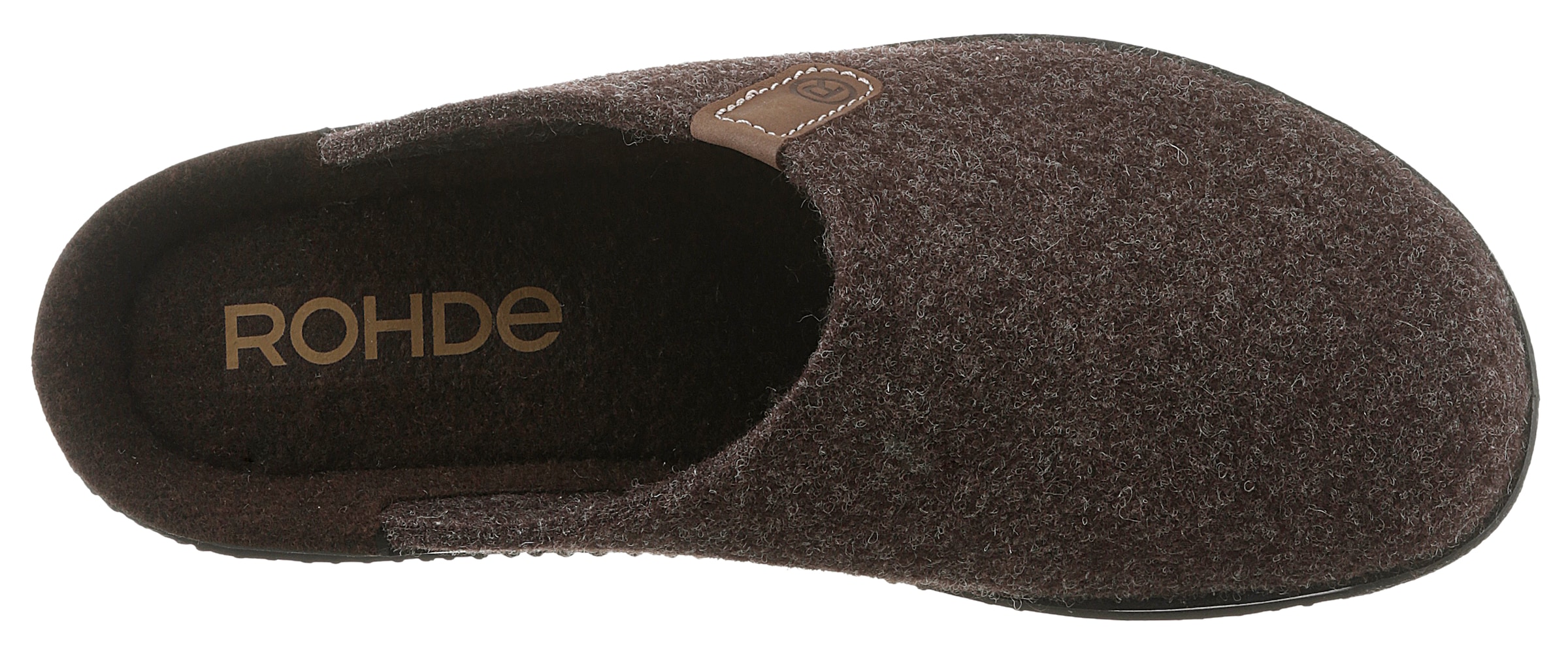 Rohde Pantoffel »SOLTAU-H«  Hausschuh, Schlappen, Clog mit seitlichem Label