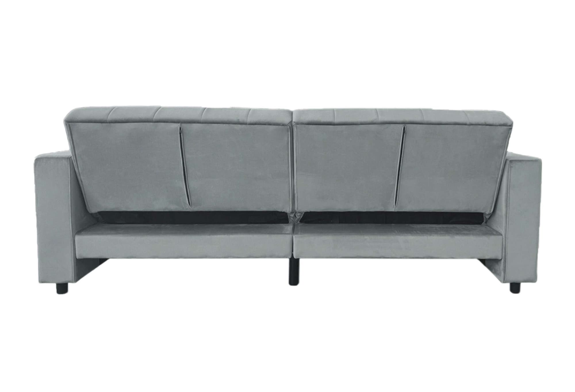 Dorel Home 3-Sitzer »Allie II Schlafsofa 225 cm«, Bett-Funktion (108/190cm), Rückenlehne 2-teilig, mit Steppung