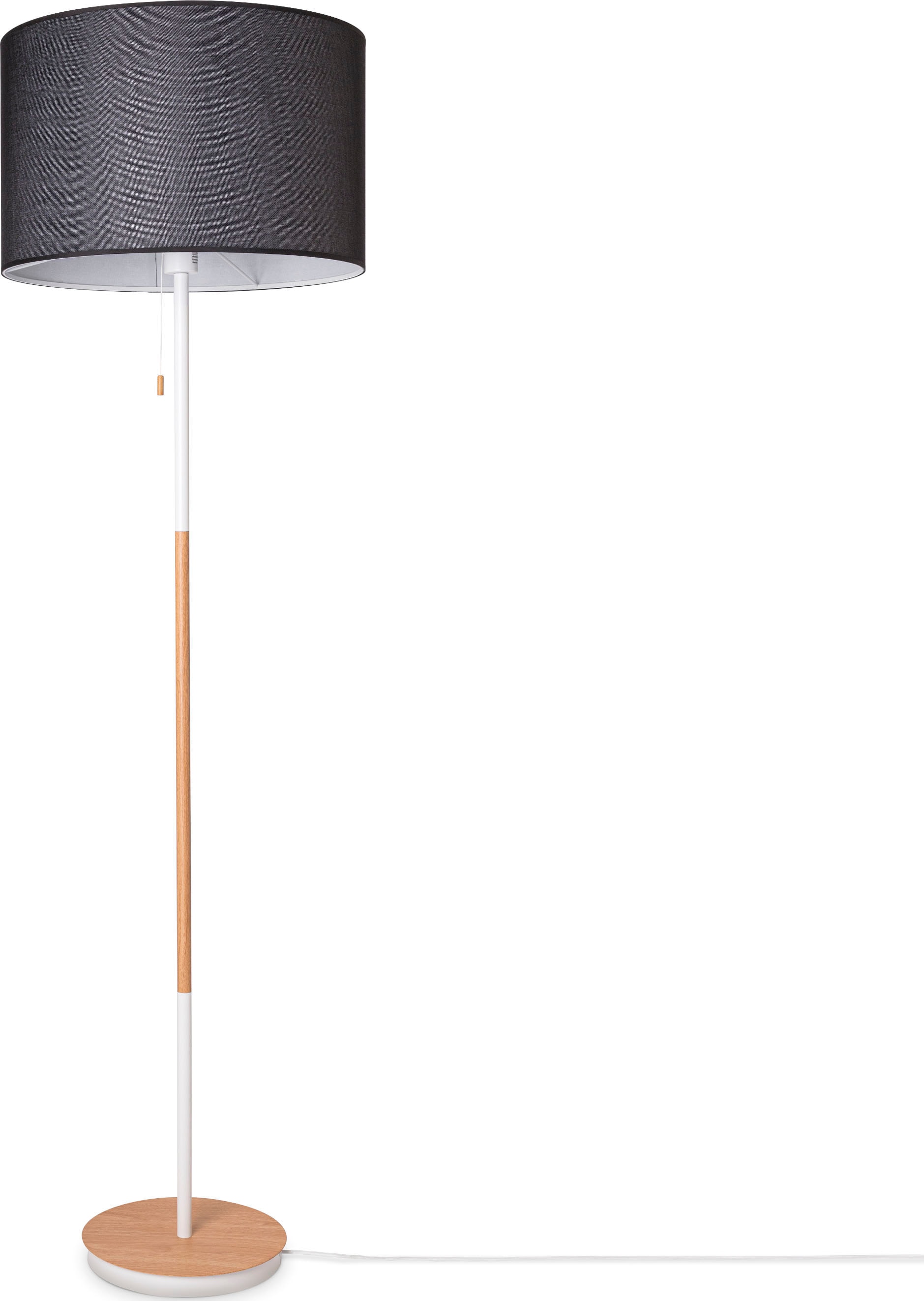 Paco Home Stehlampe »EK CA UNI COLOR«, Stoffschirm Wohnzimmer Skandi  Standleuchte E27 Einfarbig Stofflampe online kaufen | Standleuchten