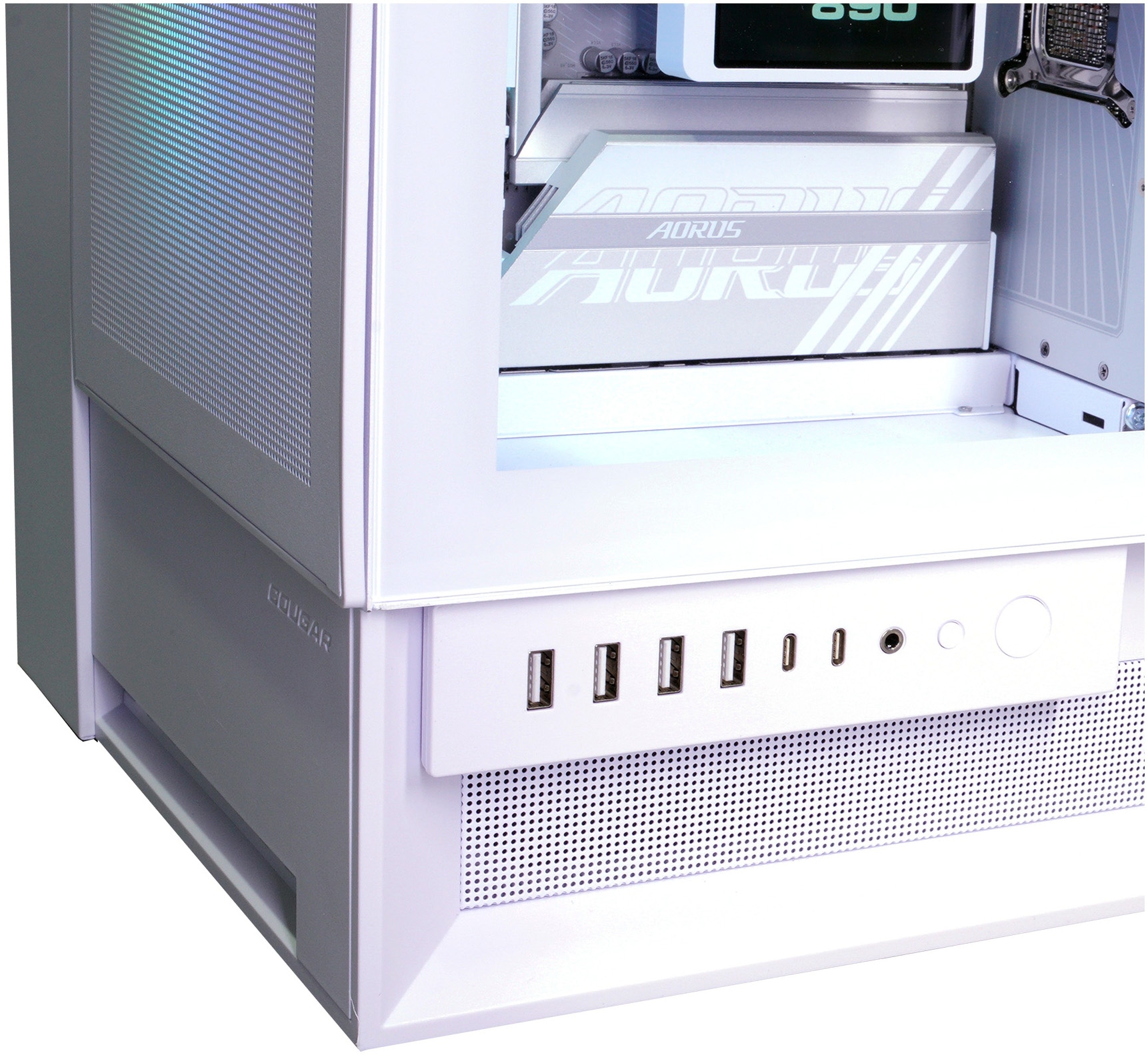 Cougar Gaming-PC »OmnyX WT 8059 AMD Ryzen 7 9700X 32GB DDR5 2TB SSD RTX 5080« Windows 11, DDR5 RAM, Wasserkühlung