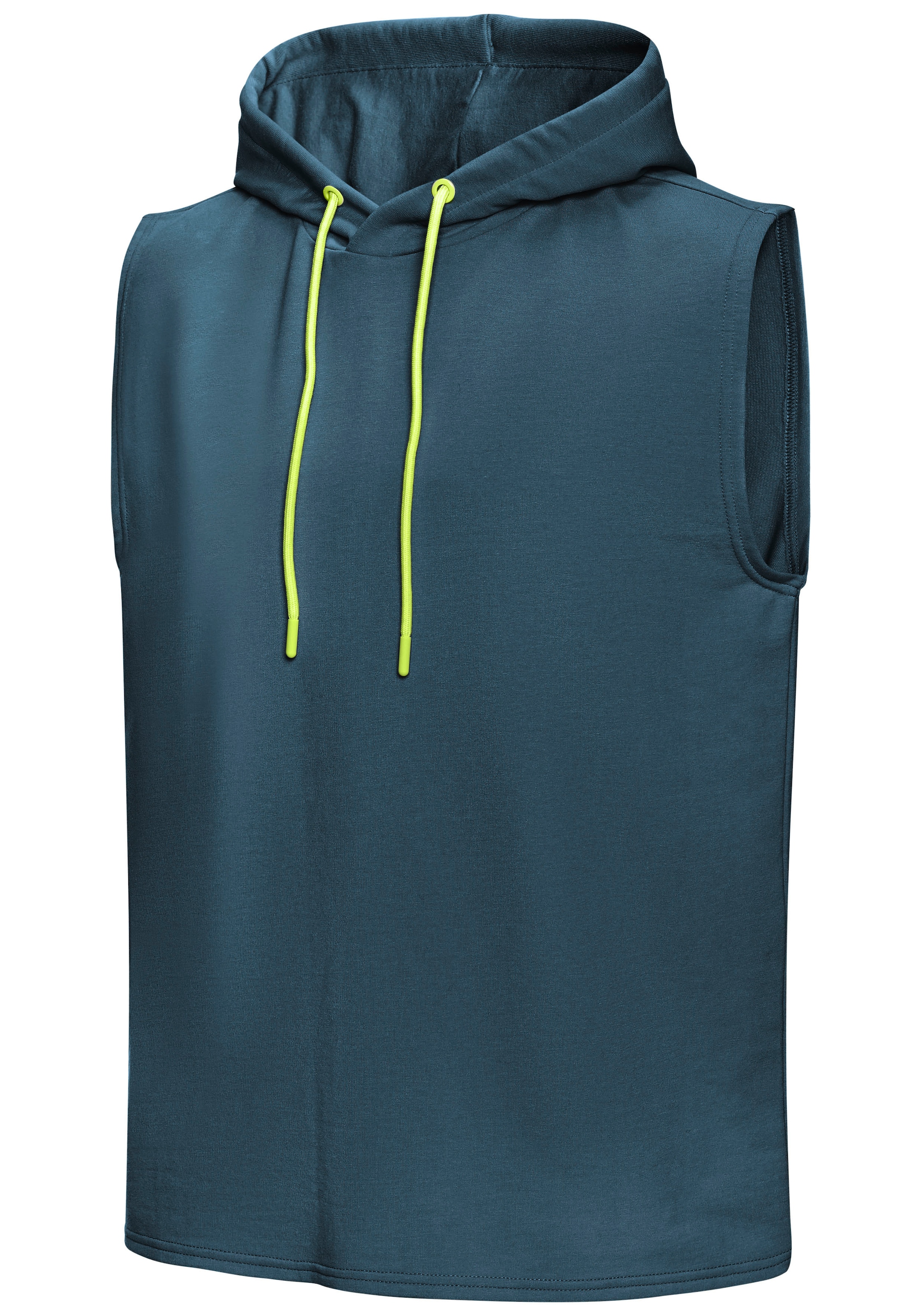 Le Jogger Performance Kapuzensweatshirt , ohne Ärmel und mit kontrastfarbenen Details
