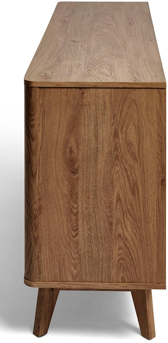Jahnke Sideboard »WAVE SBS 145«, (1 St.), Retro-Stil, mit 2 Schiebetüren, ca. 148 cm